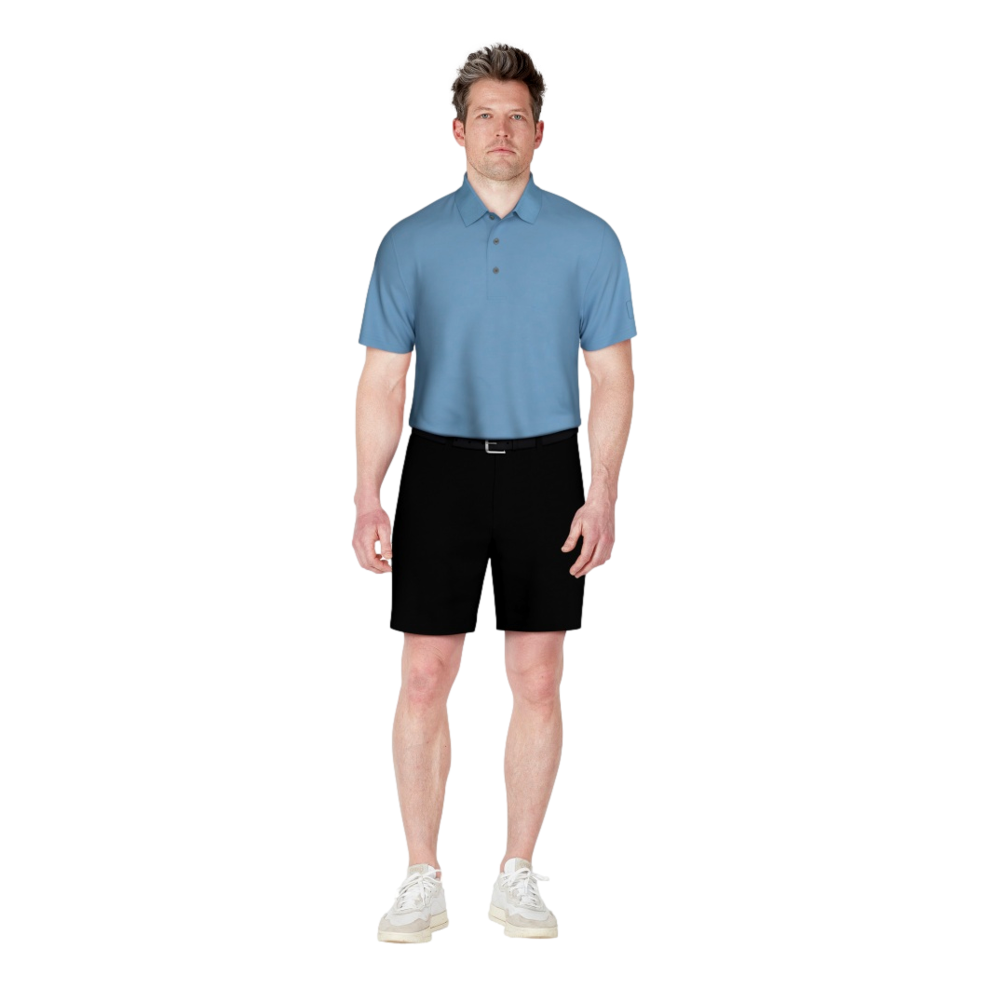 Airflux Solid Mesh Golf Polo