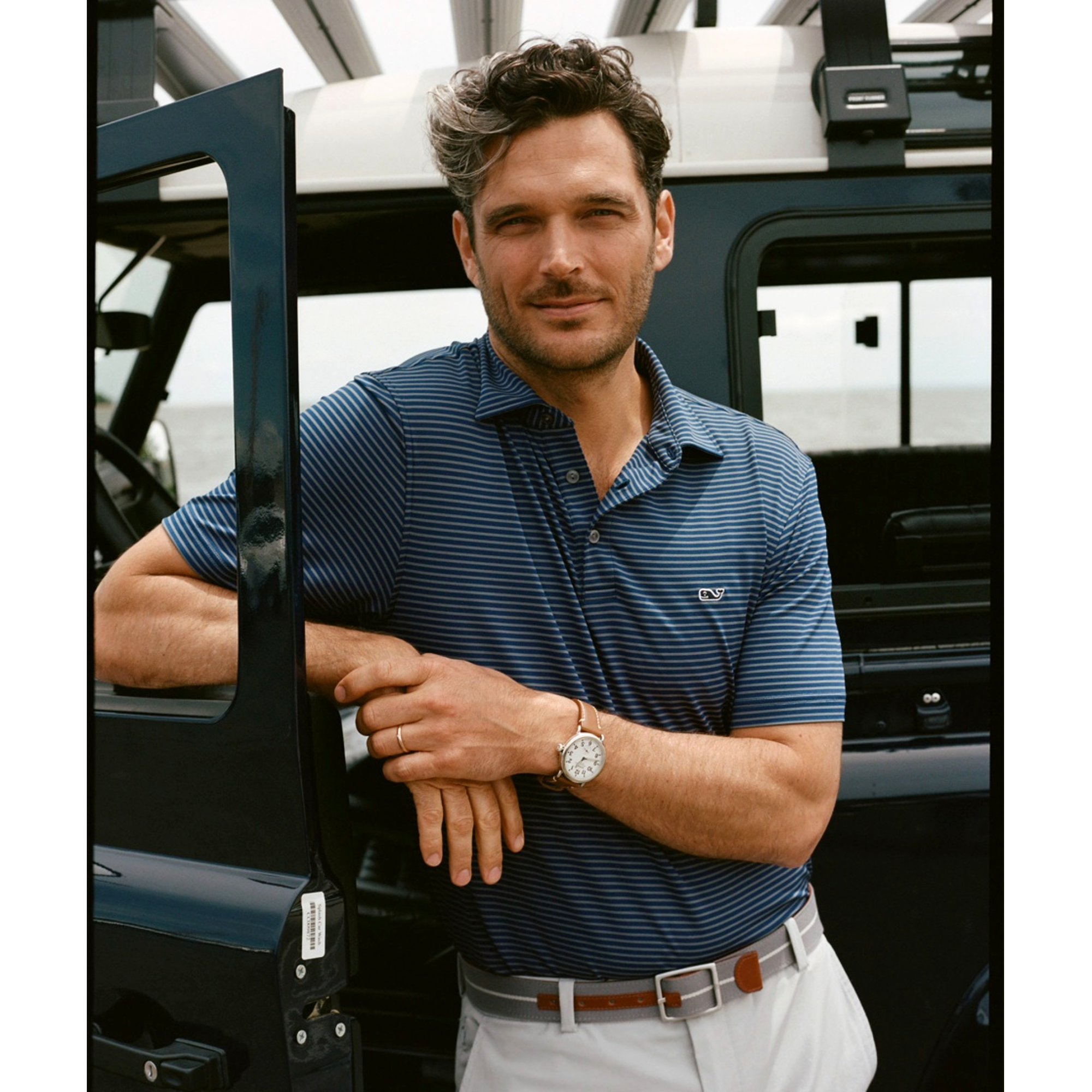 Bradley Stripe Sankaty Performance Polo