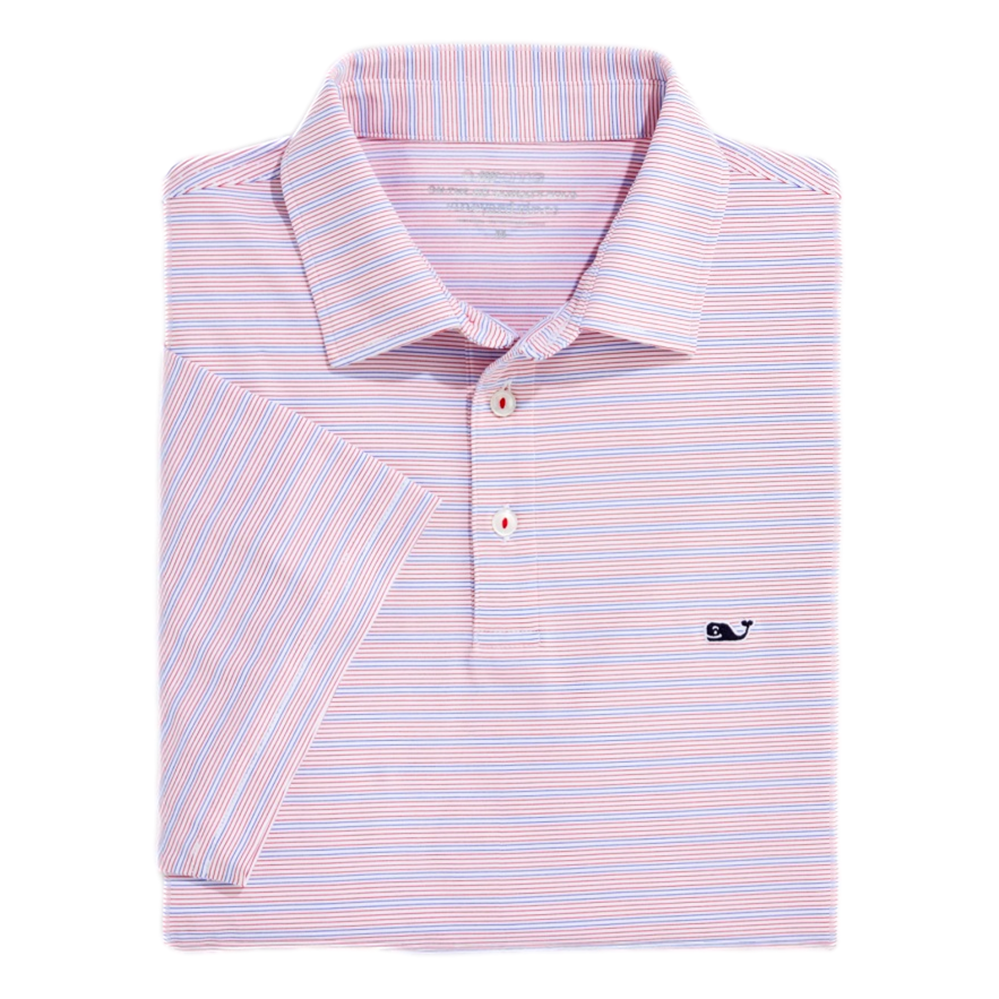 Tri-Color St. Jean Stripe Sankaty Performance Men's Short Sleeve Golf Polo Shirt