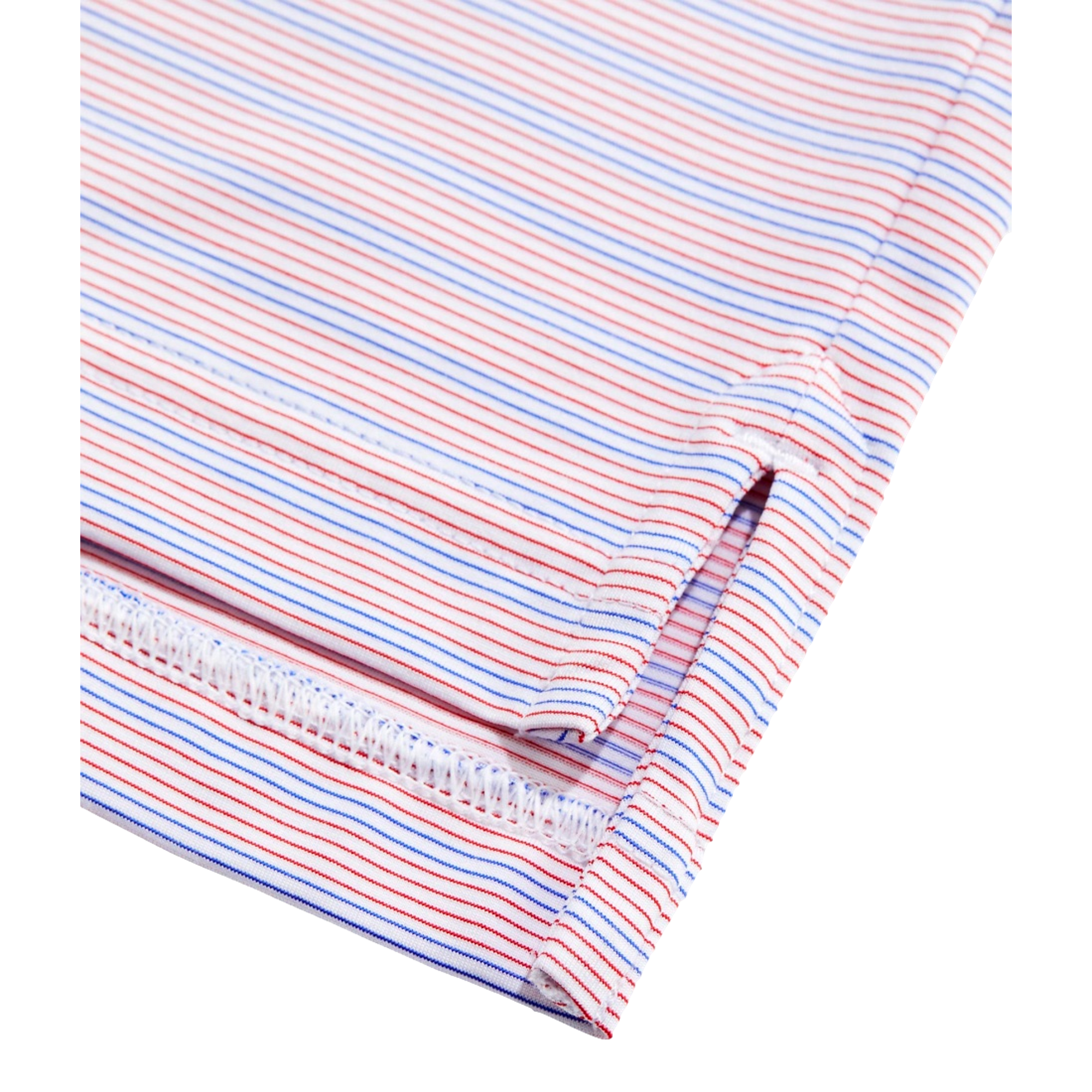 Tri-Color St. Jean Stripe Sankaty Performance Men's Short Sleeve Golf Polo Shirt