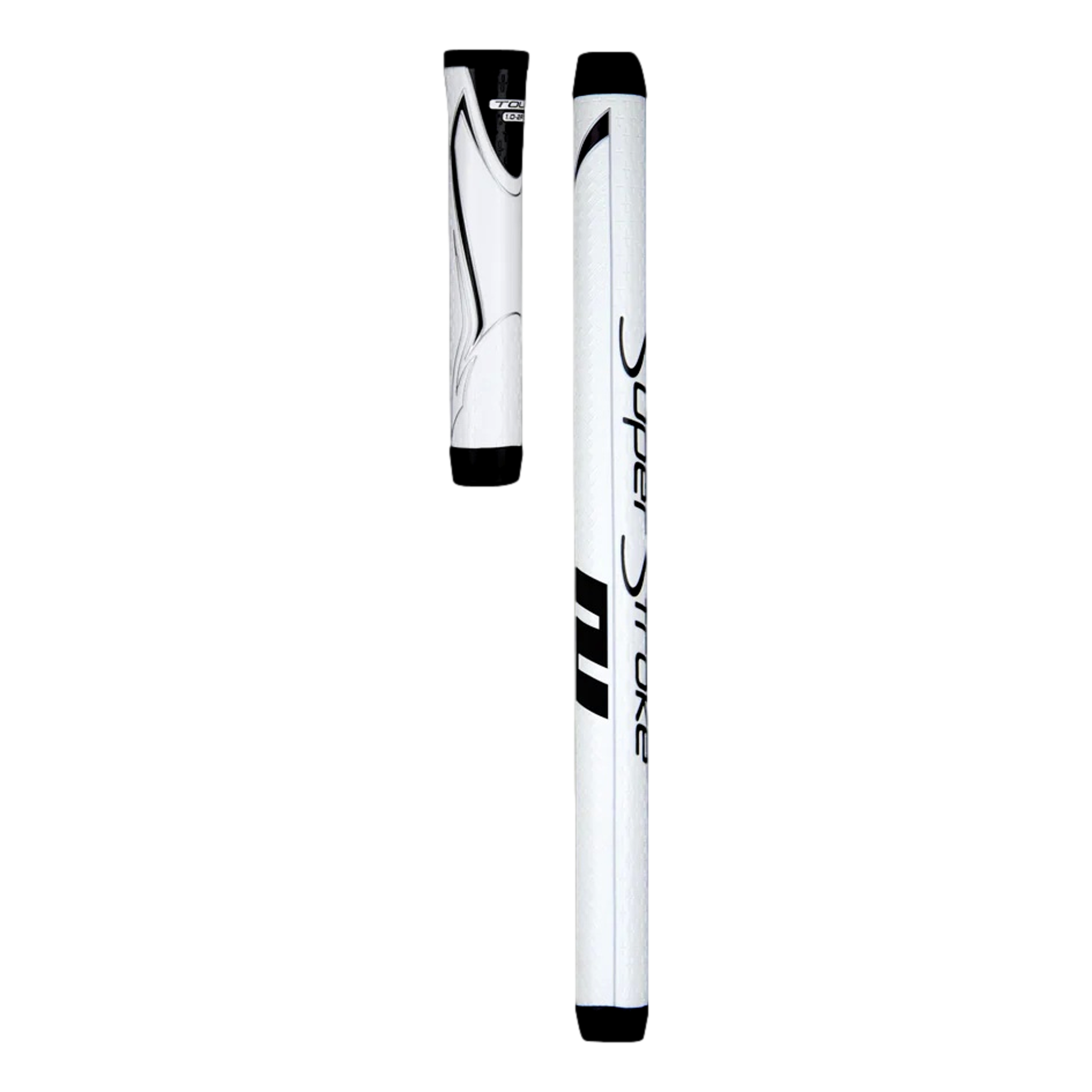 Zenergy Tour 1.0 2-Piece Putter Grip, White/Black, Standard – SuperStroke Golf Club