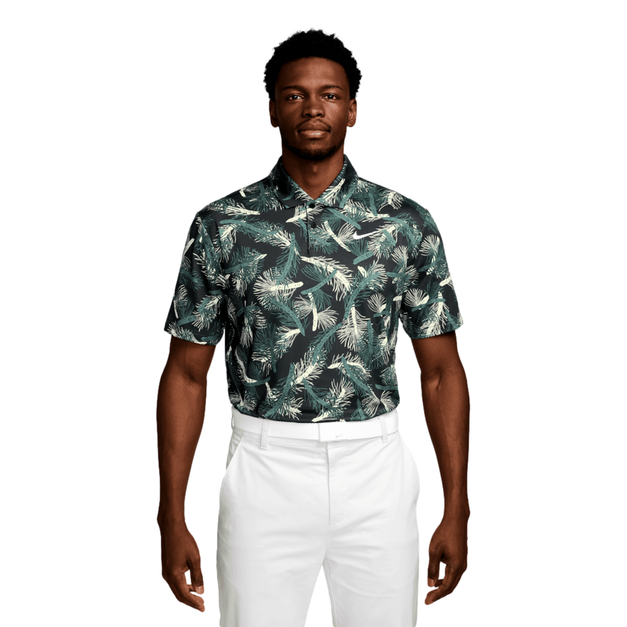 Dri-Fit  Tour Pine Print Short Sleeve Polo