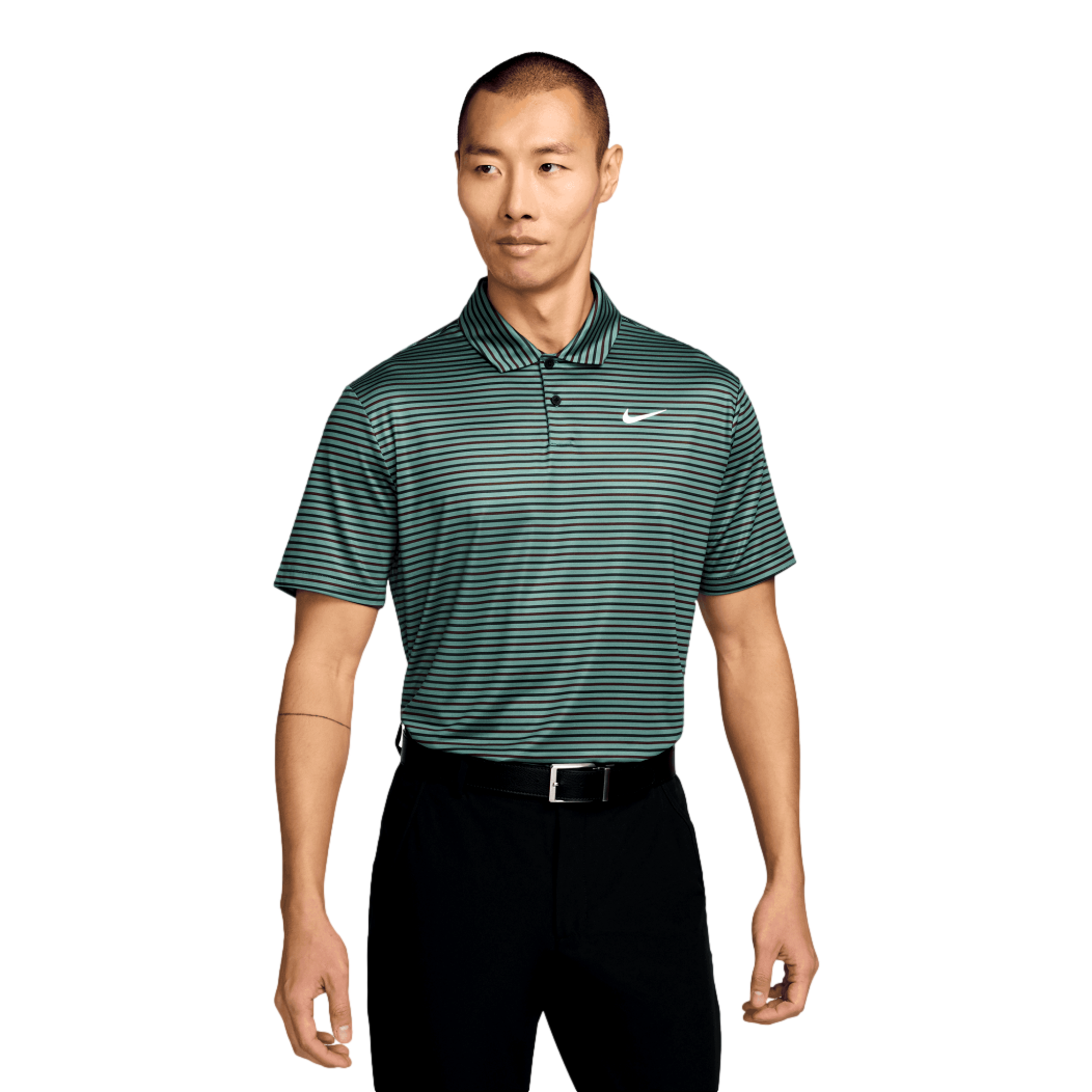 Dri-Fit  Tour Short Sleeve Striped Polo