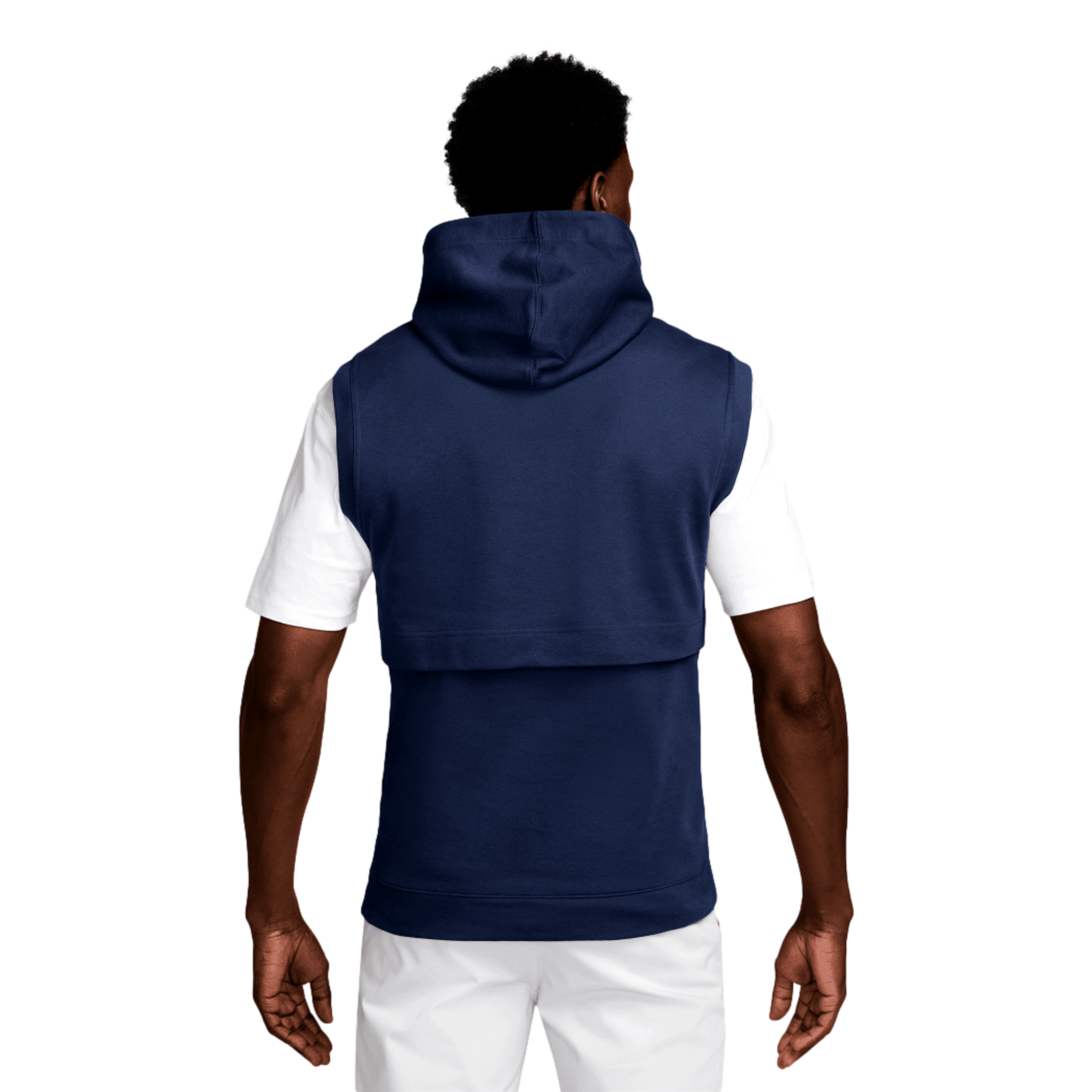 Hooded Quarter Zip Vest