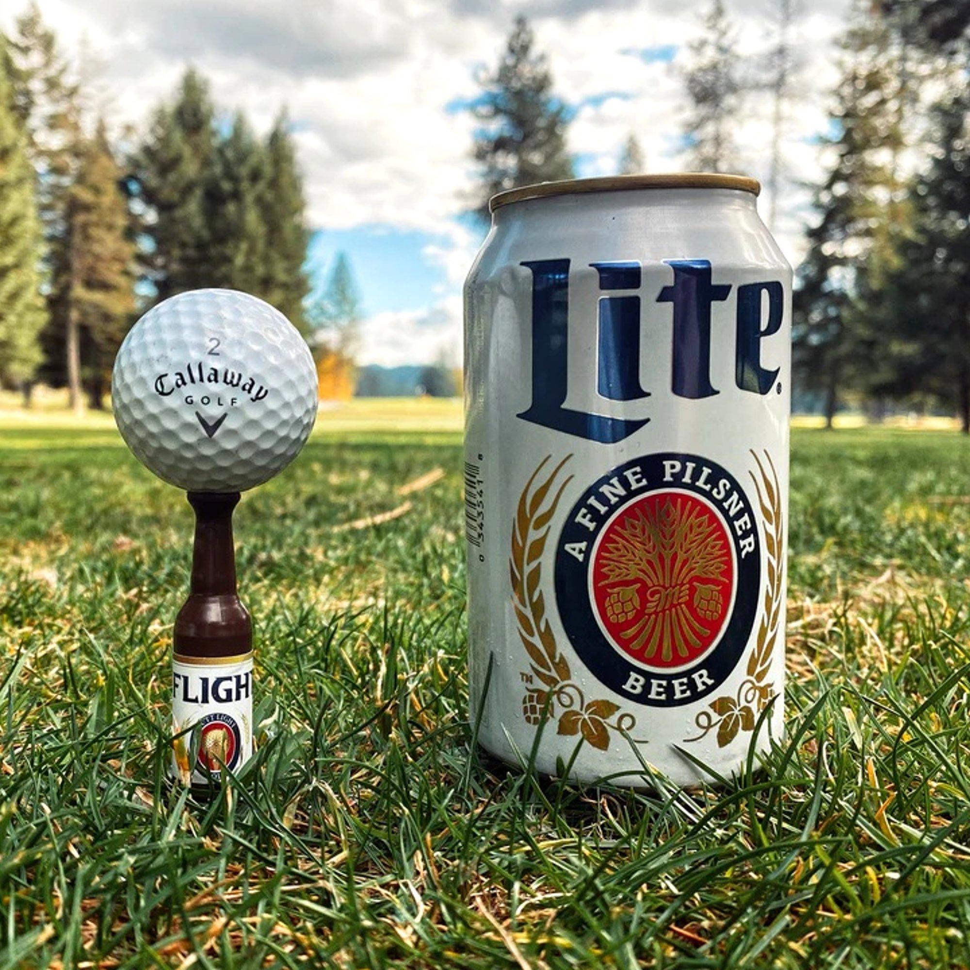 Miller Flight Beer Bottle Golf Tees 2-1/4" 6-Pack