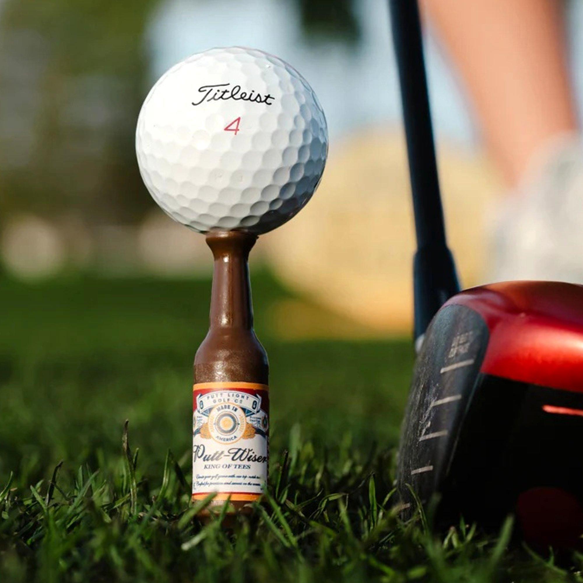 Puttwiser Beer Bottle Golf Tees 2-1/4" 6-Pack