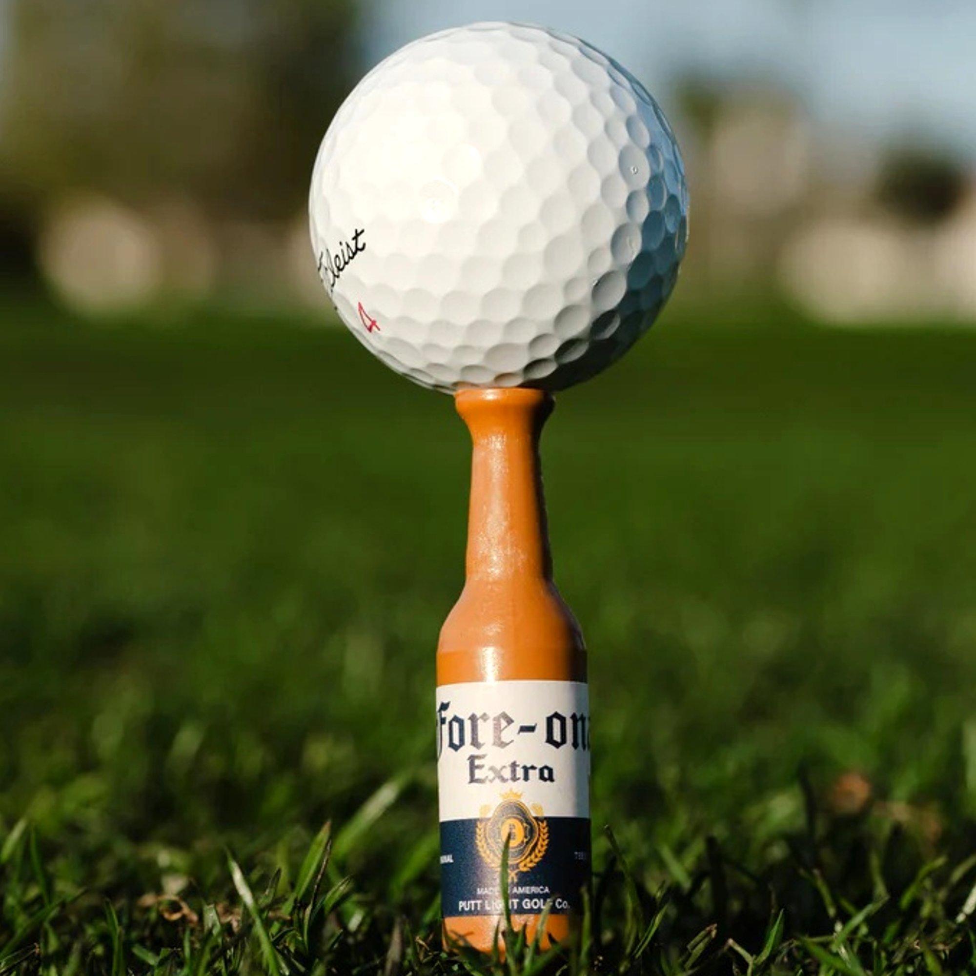 Fore-ona Beer Bottle Golf Tees 2-1/4" 6-Pack