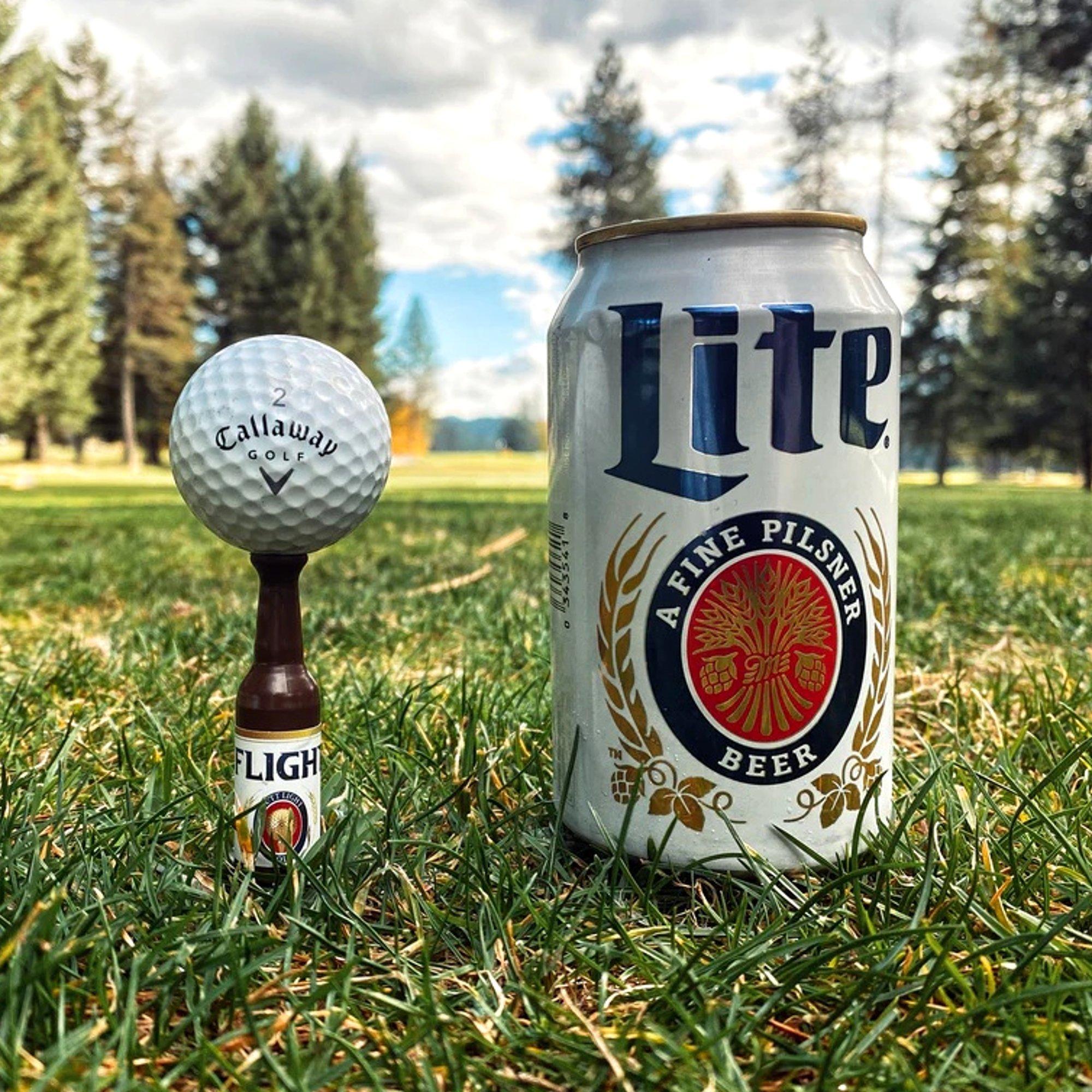 Beer Bottle Golf Tees Variety  #2 2-1/4" 6-Pack