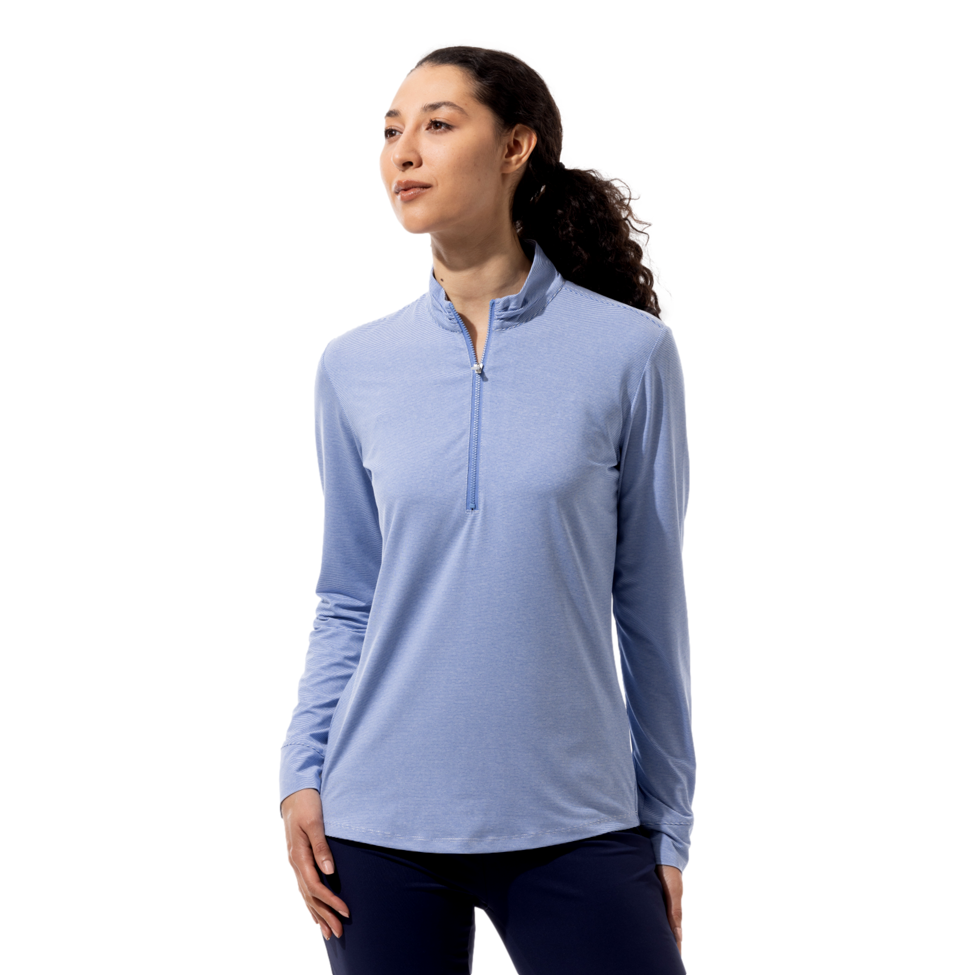 SolTek Mélange Quarter Zip Pull Over