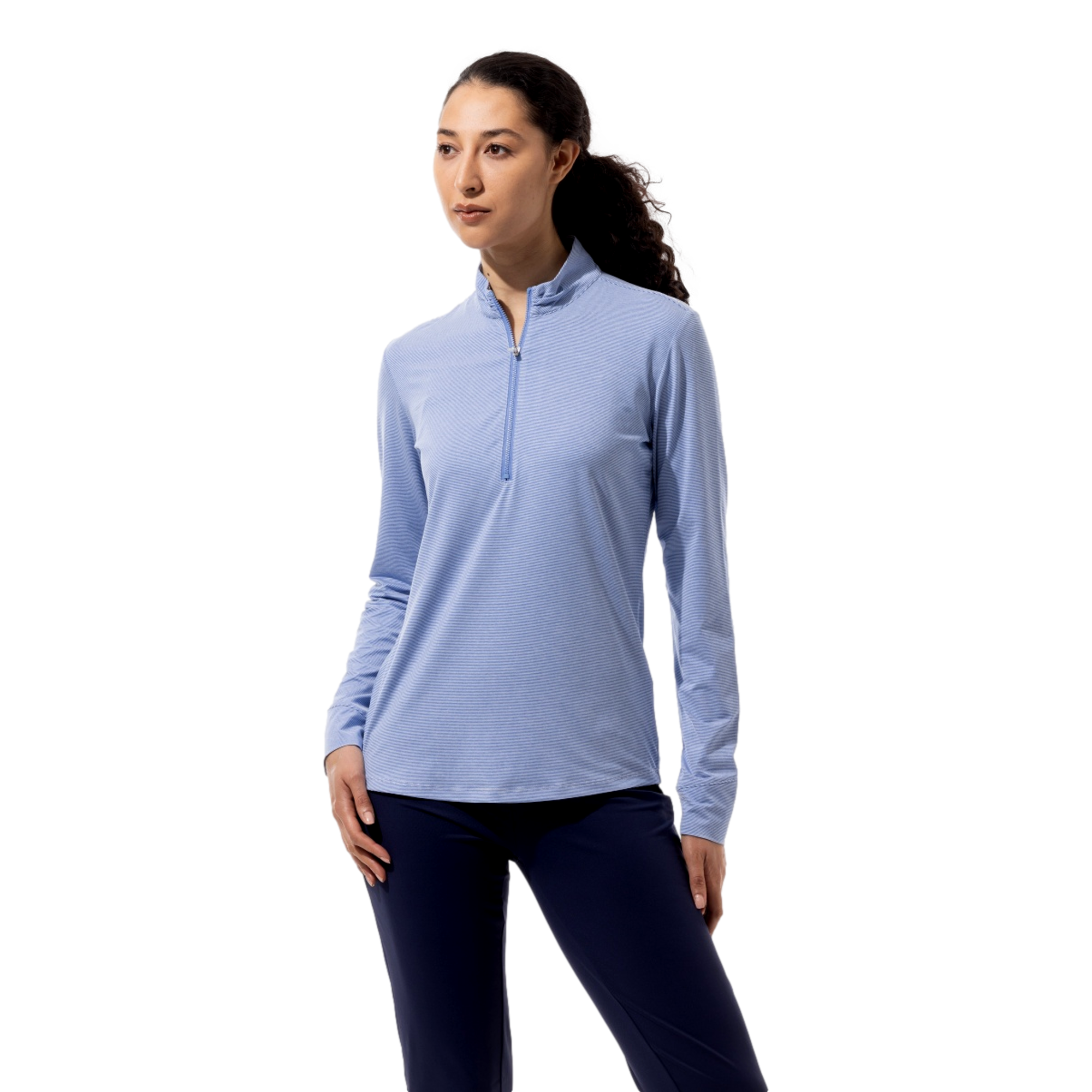 SolTek Mélange Quarter Zip Pull Over