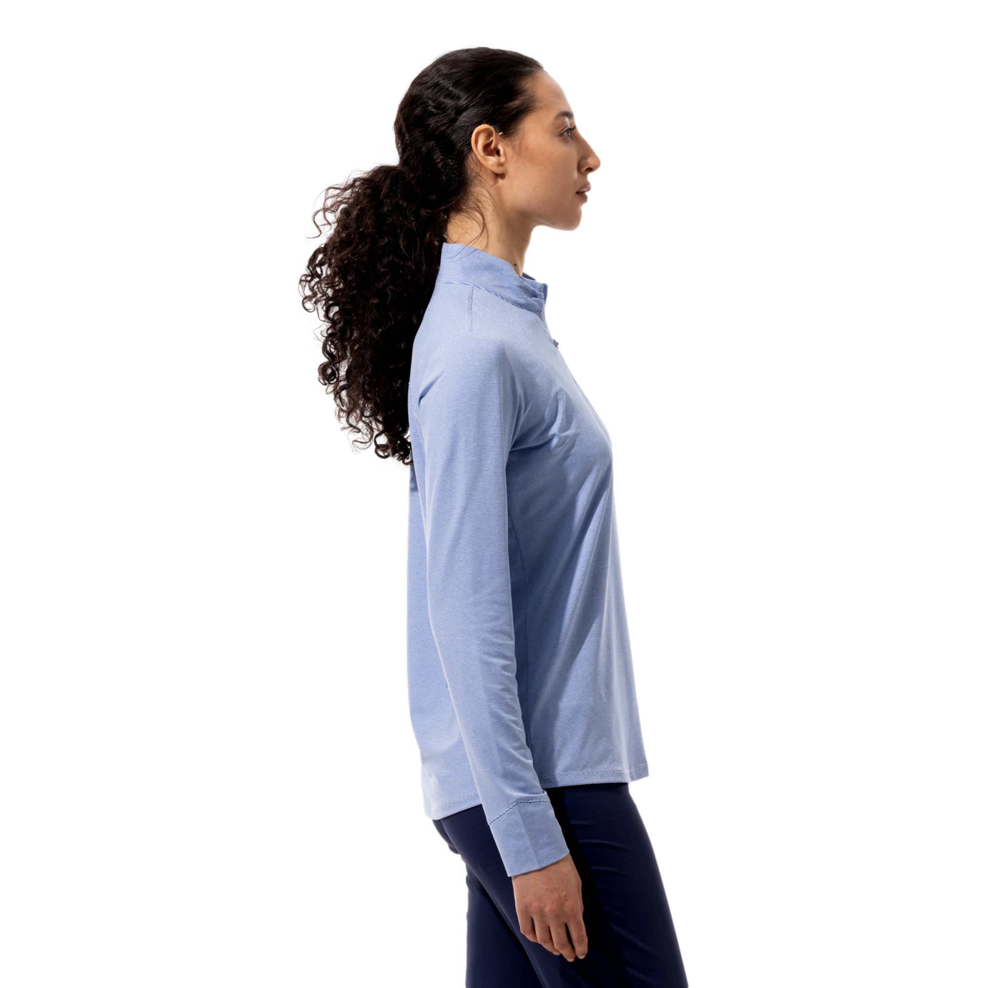 SolTek Mélange Quarter Zip Pull Over