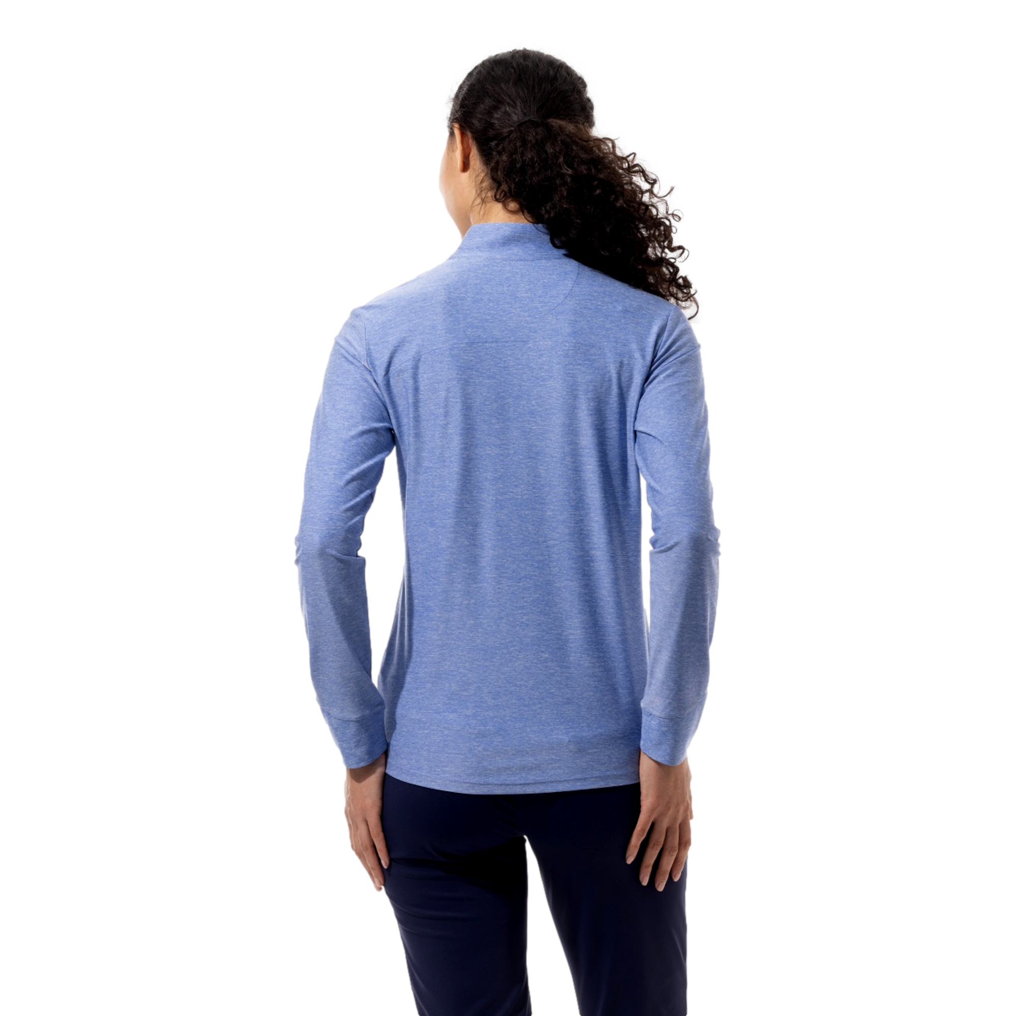 SolTek Mélange Quarter Zip Pull Over