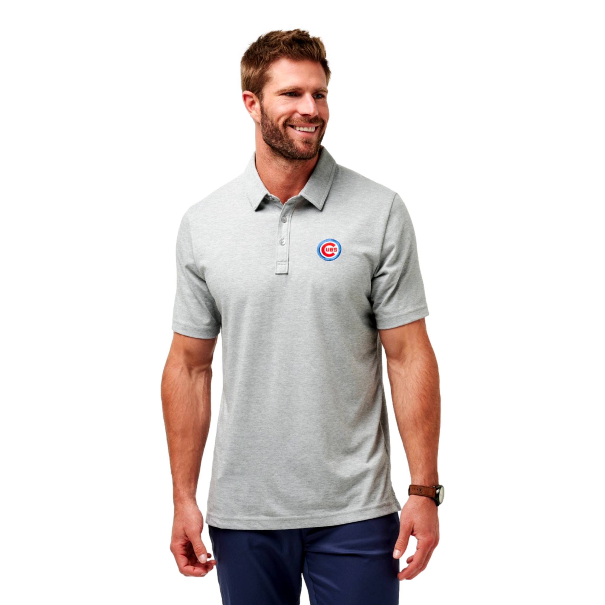The Zinna Short Sleeve Polo Chicago Cubs