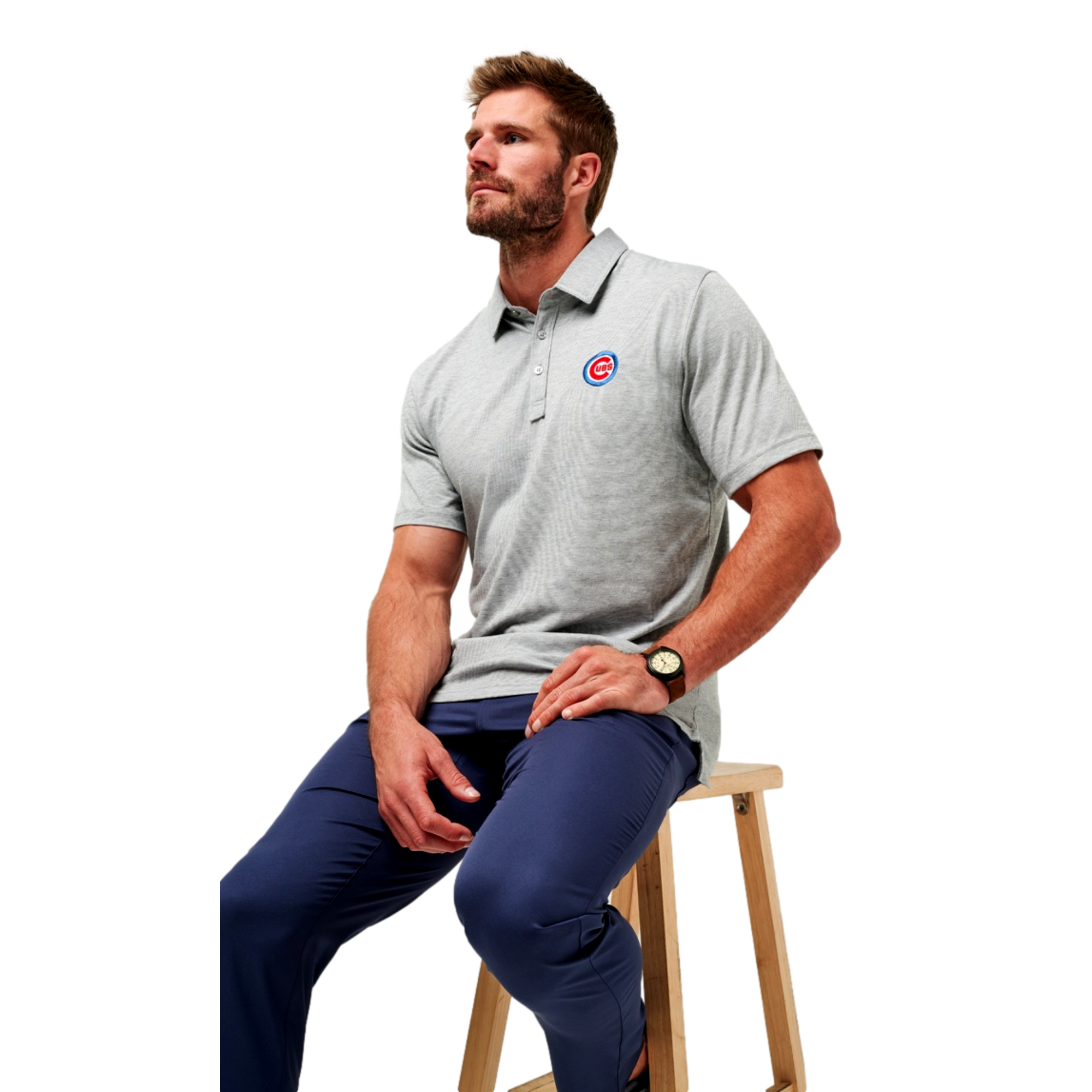 The Zinna Short Sleeve Polo Chicago Cubs