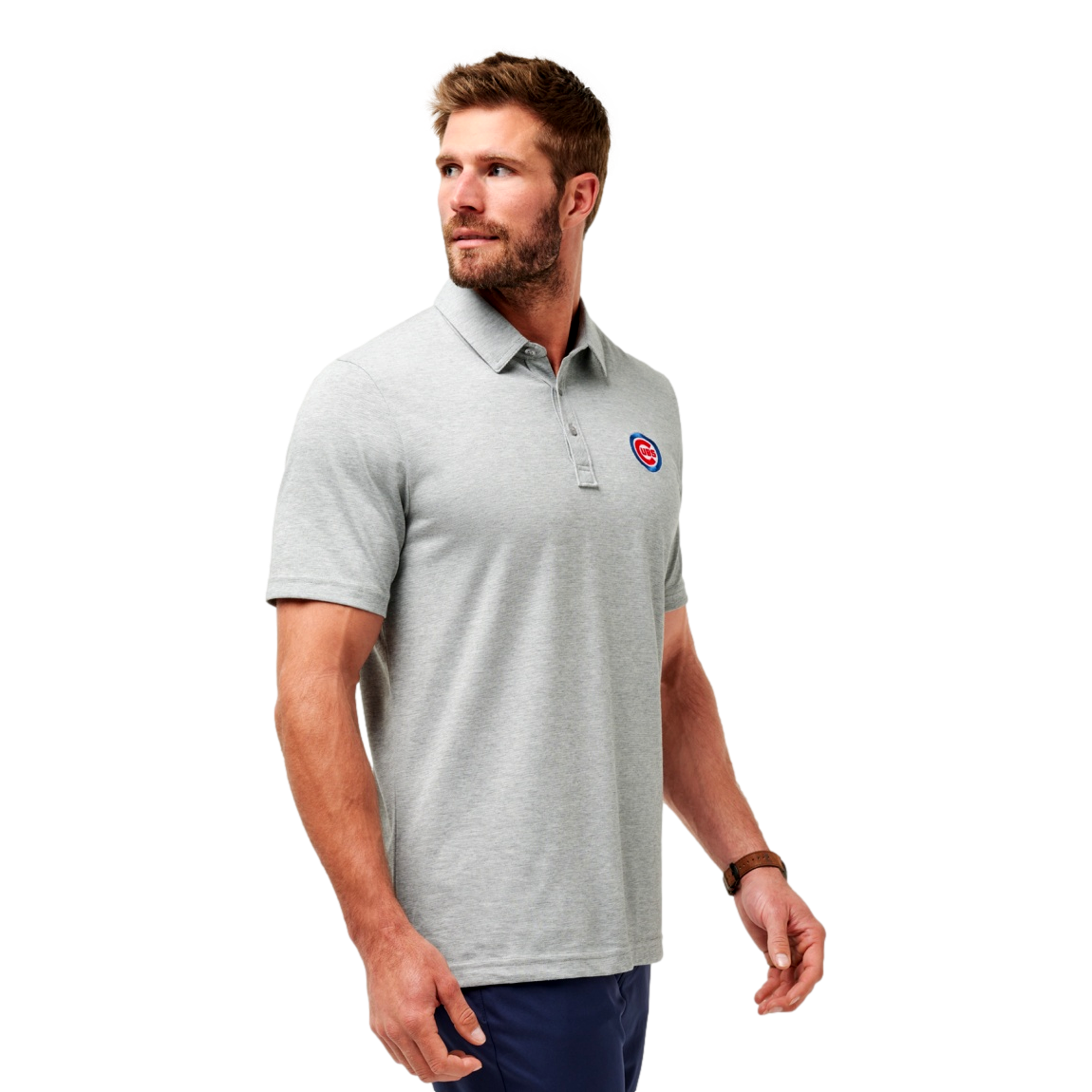 The Zinna Short Sleeve Polo Chicago Cubs