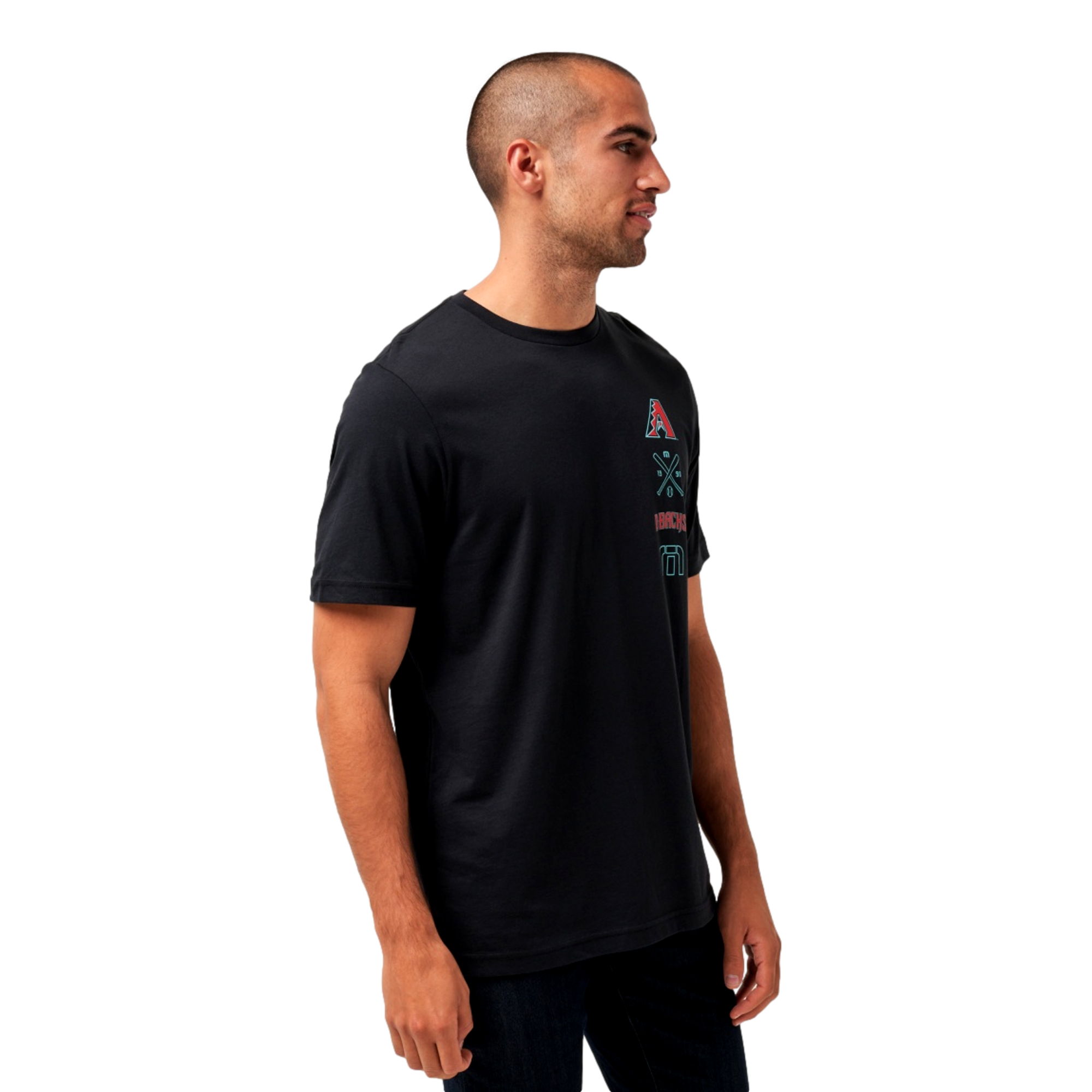 Sunset Slam Men's Golf T-Shirt Arizona Diamondbacks