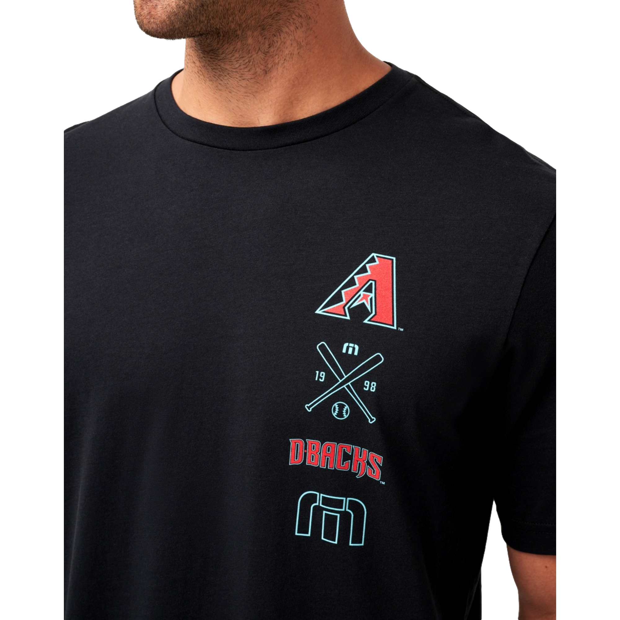 Sunset Slam Men's Golf T-Shirt Arizona Diamondbacks