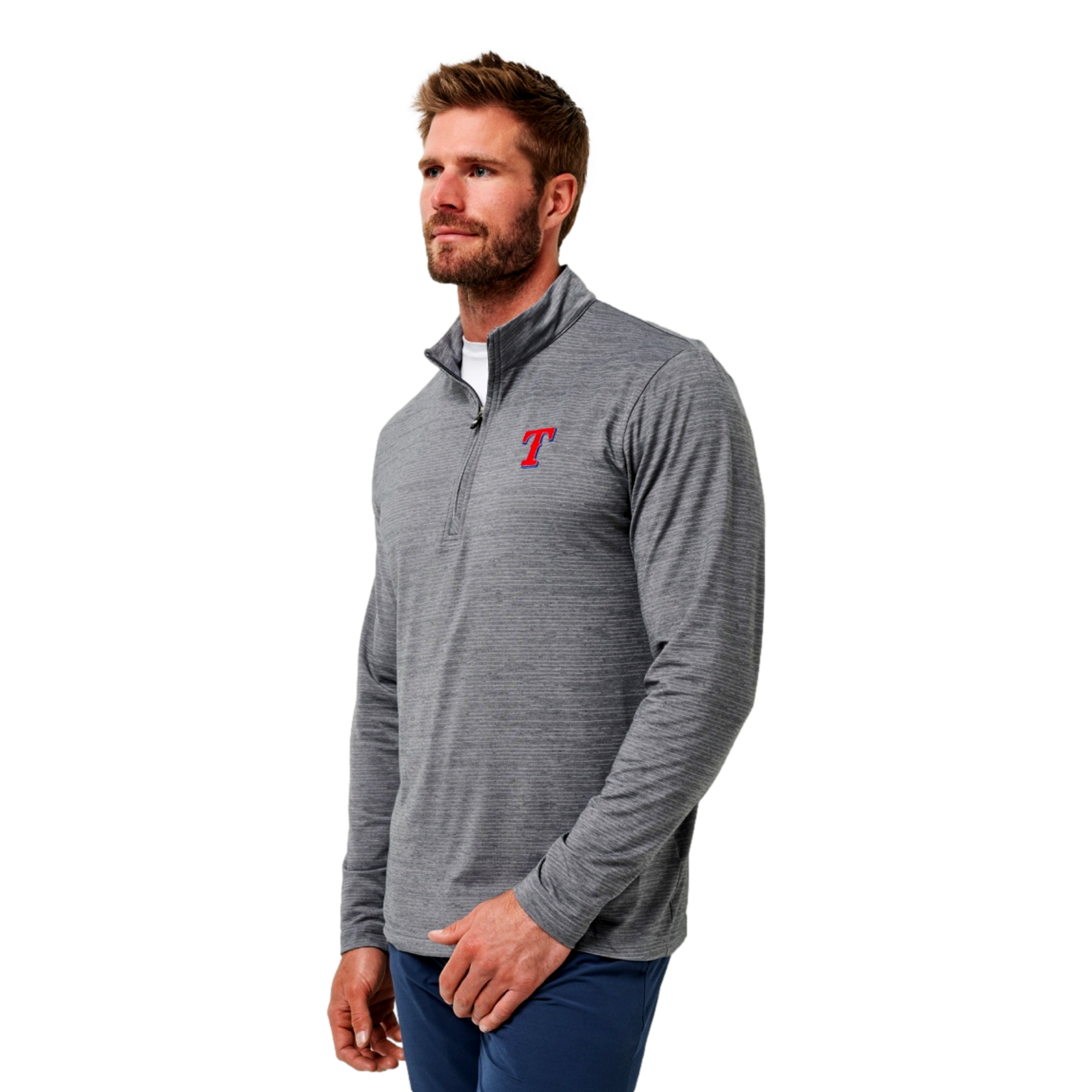 The Heater Quarter Zip Pullover Texas Rangers