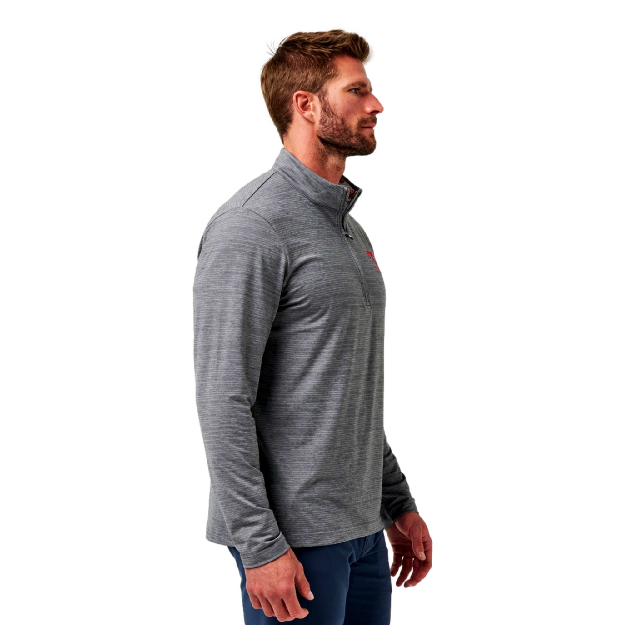 The Heater Quarter Zip Pullover Texas Rangers