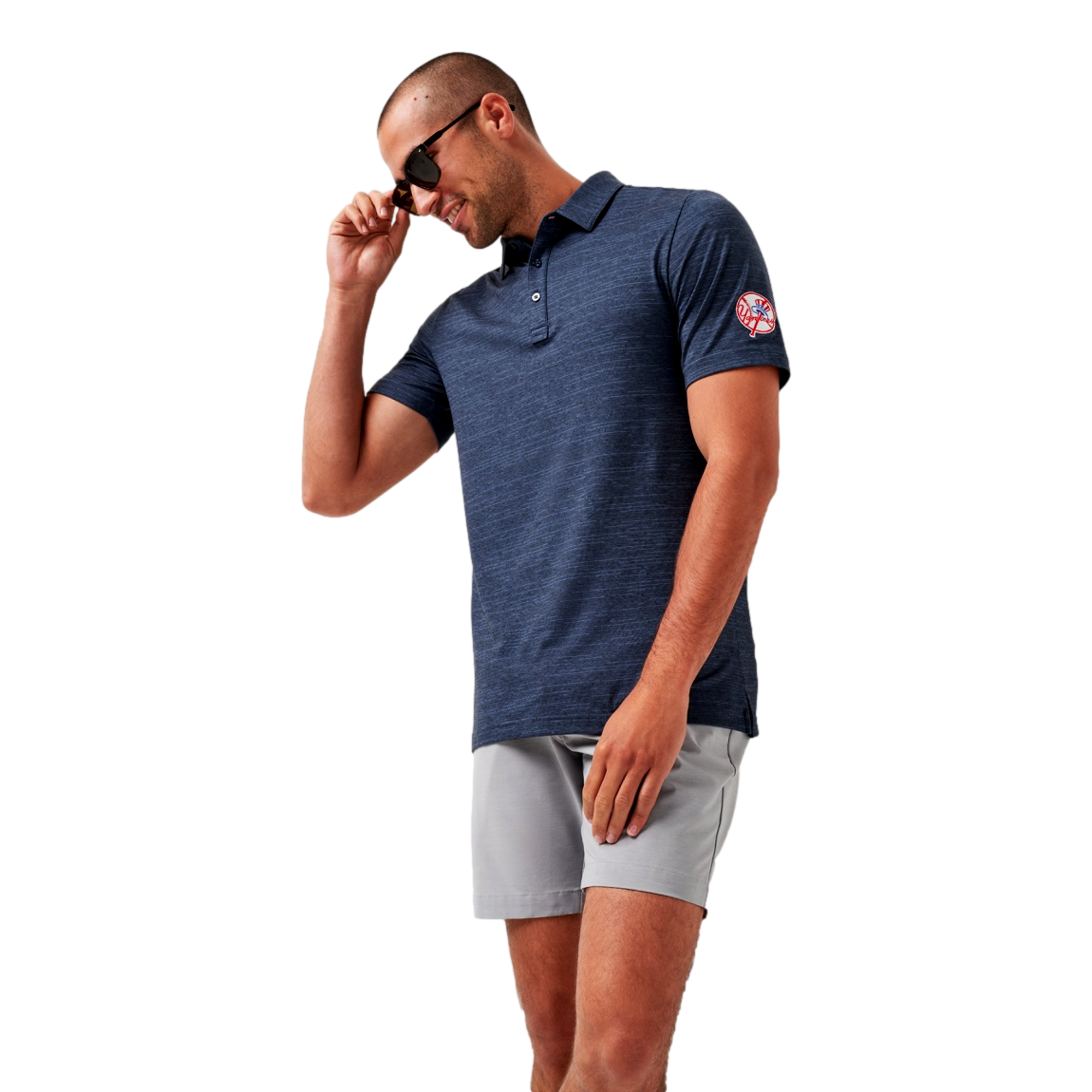 The Heater Short Sleeve Polo New York Yankees