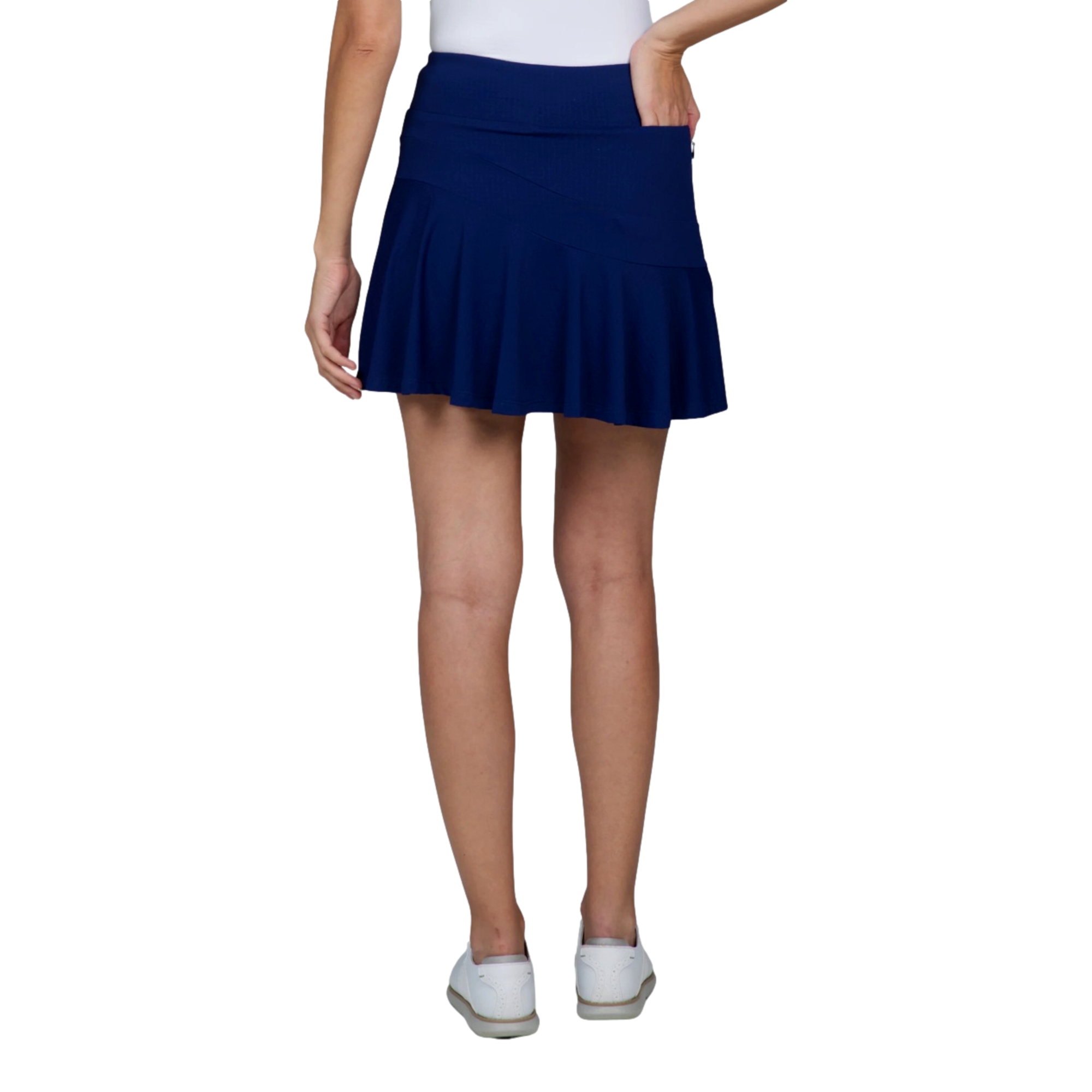 Solid UPF 50+ Flounce Women's 16" Golf Skort