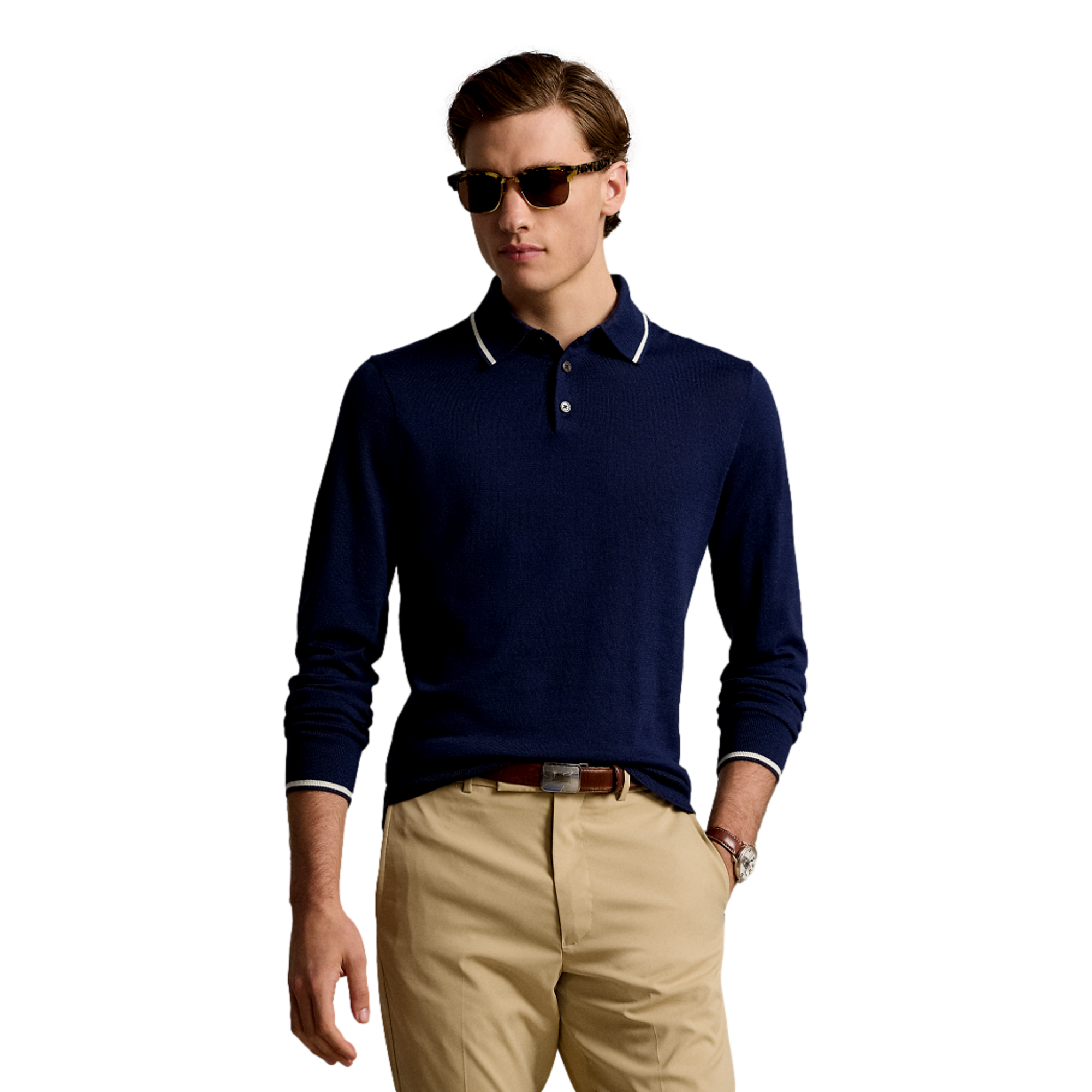 Merino Coolmax Collared Sweater