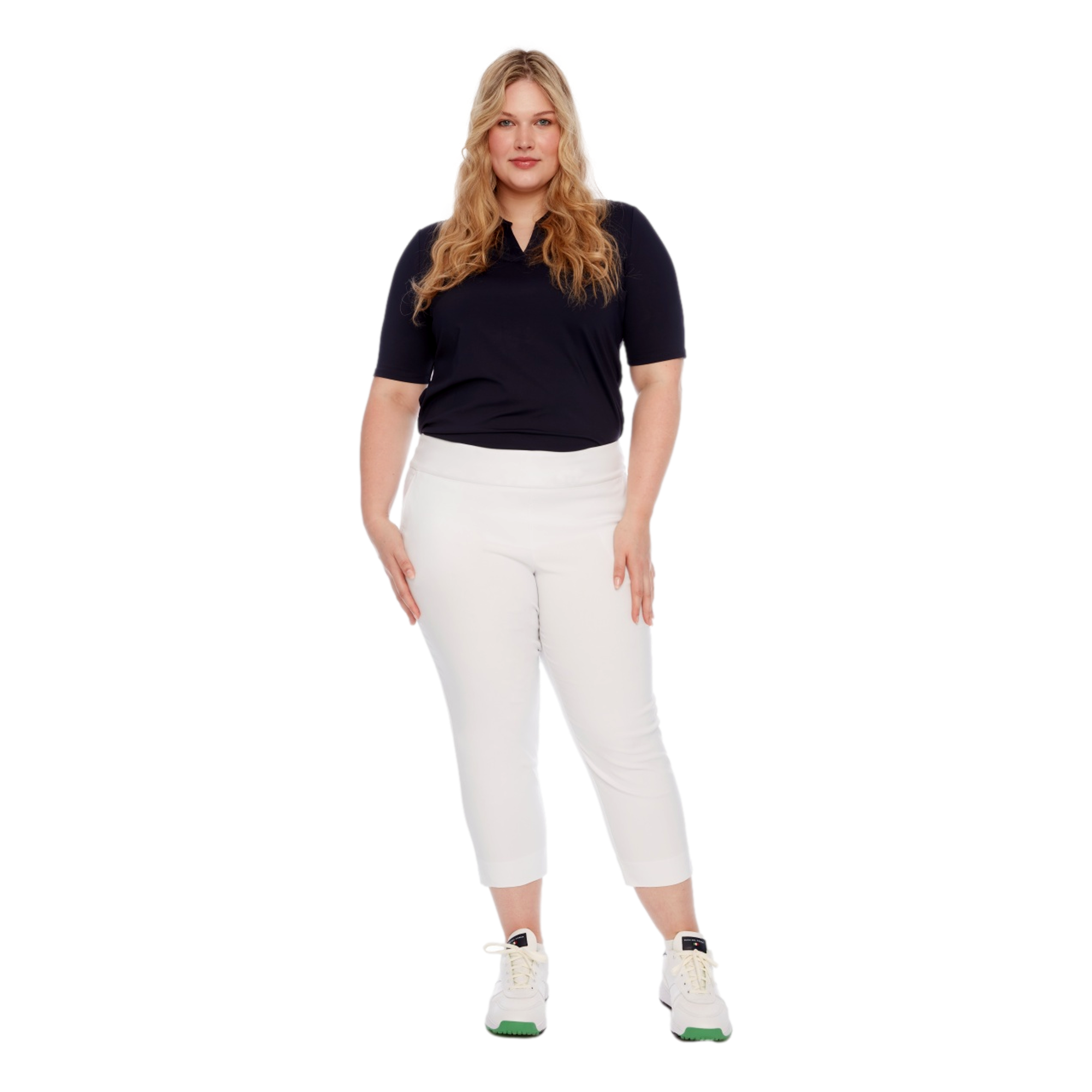 Basic Core 24" Solid Cropped Women's Golf Pants