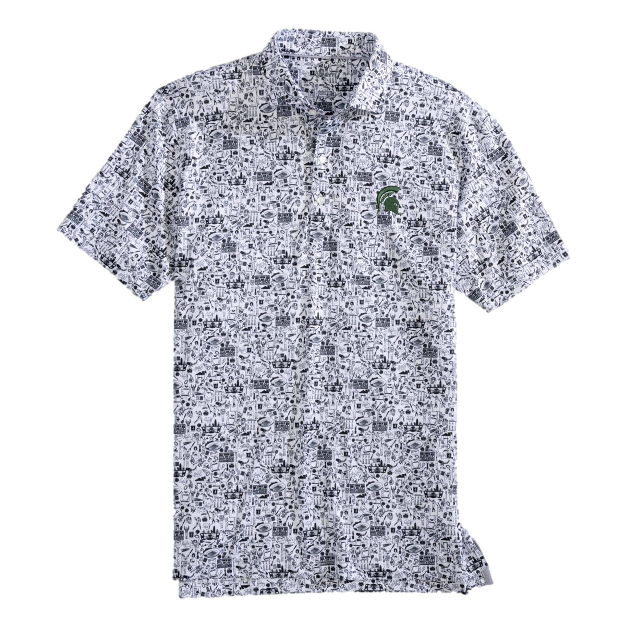 Michigan State Tailgater 2.0 Print Polo