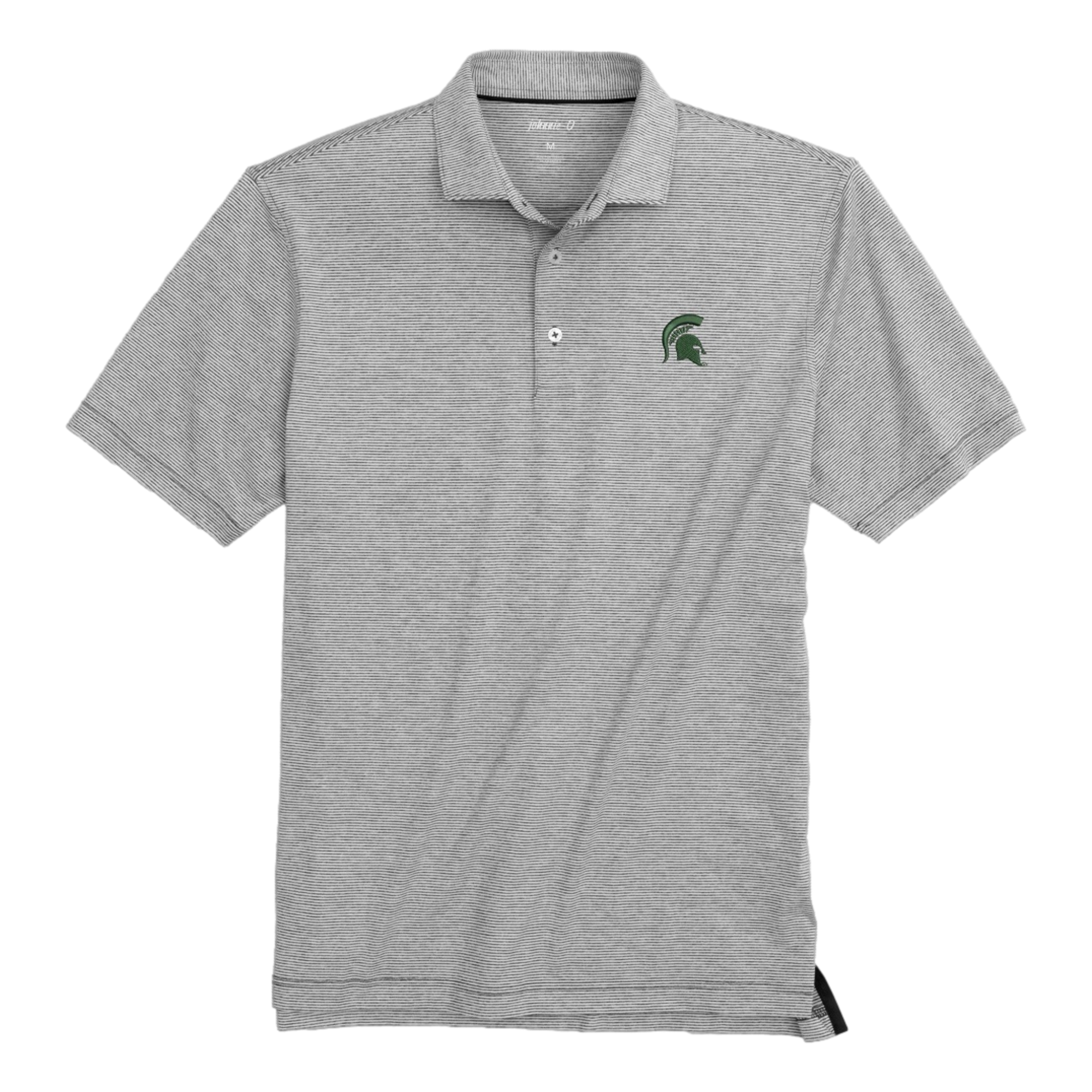 Michigan State Lyndon Striped Polo