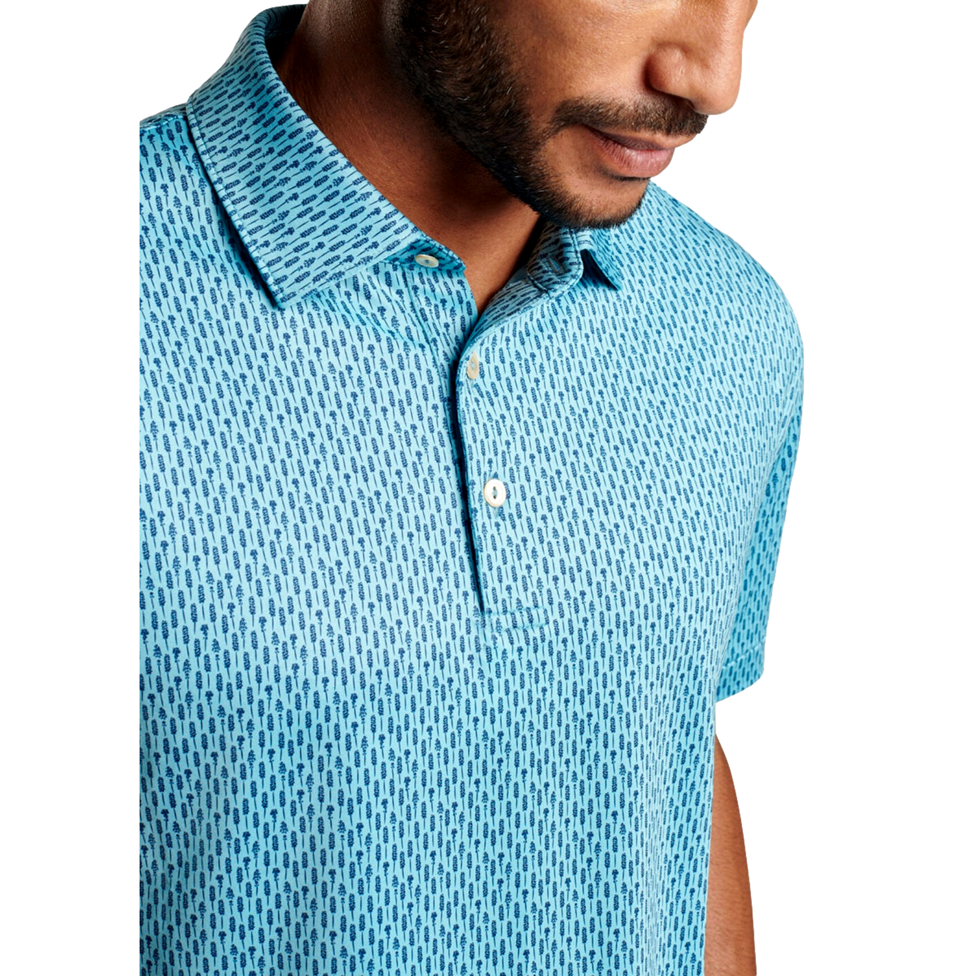Lavender Fields Performance Jersey Polo Shirt