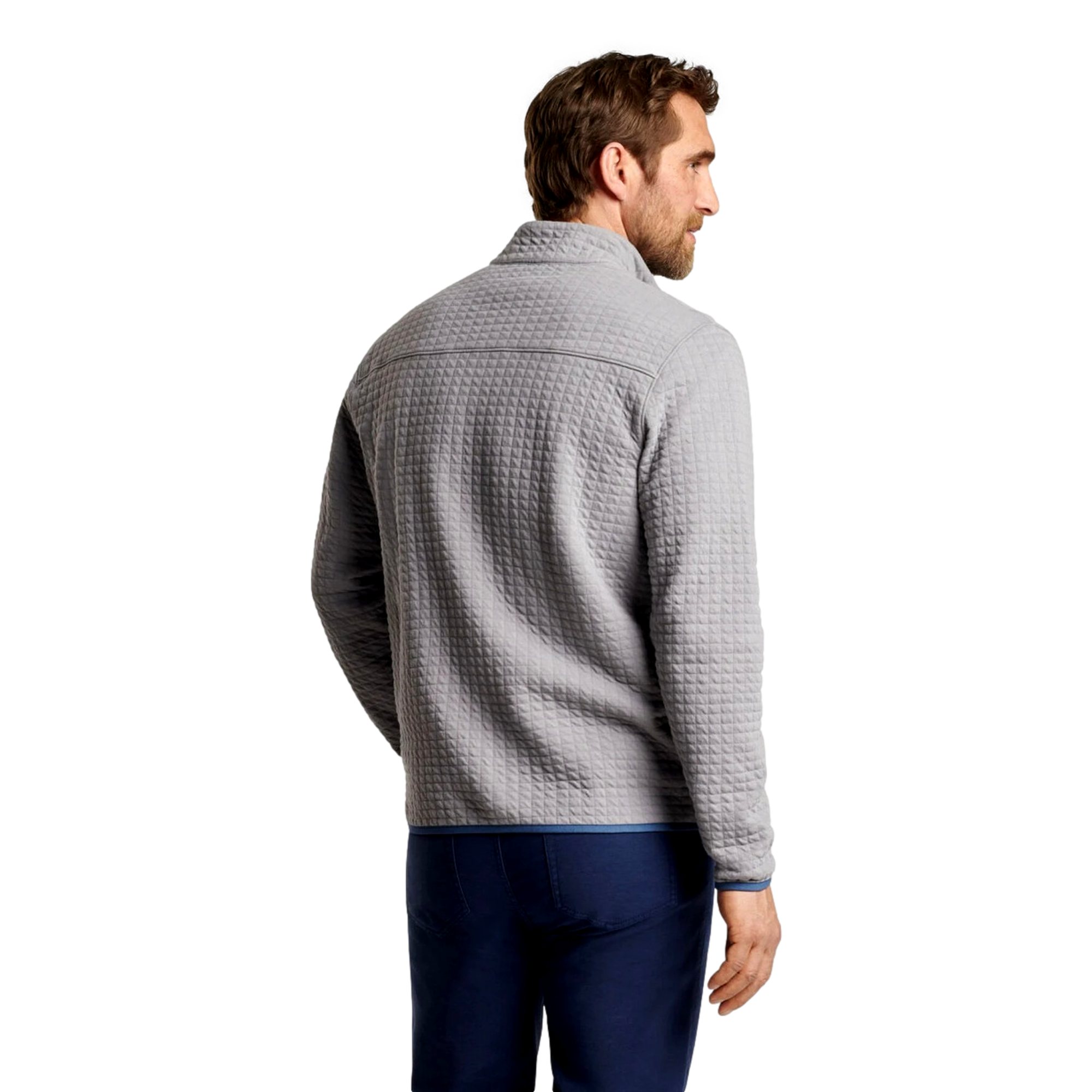 Quad Quilted Men's Golf Quarter Zip