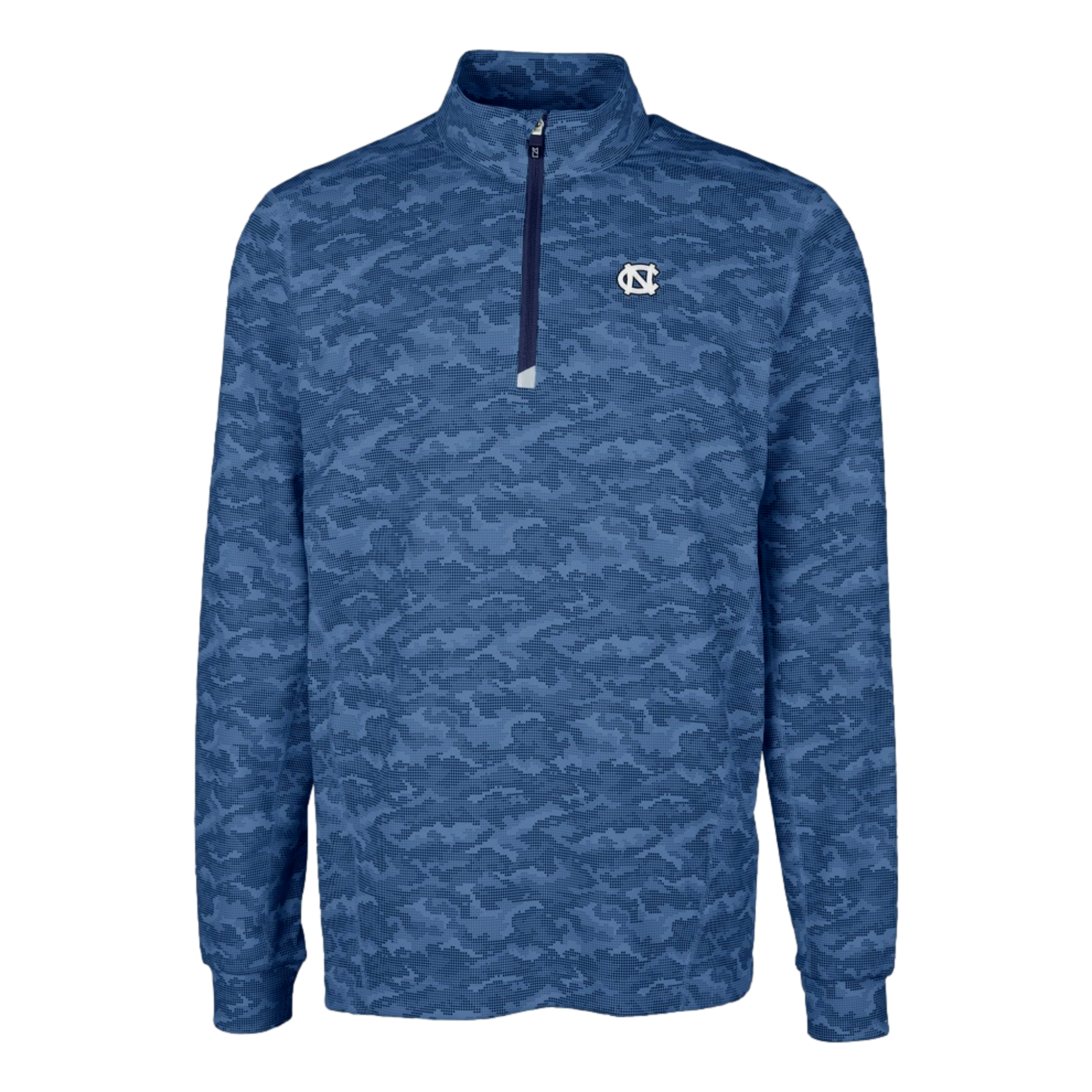 North Carolina Tar Heels Traverse Camo Print Quarter Zip Pullover