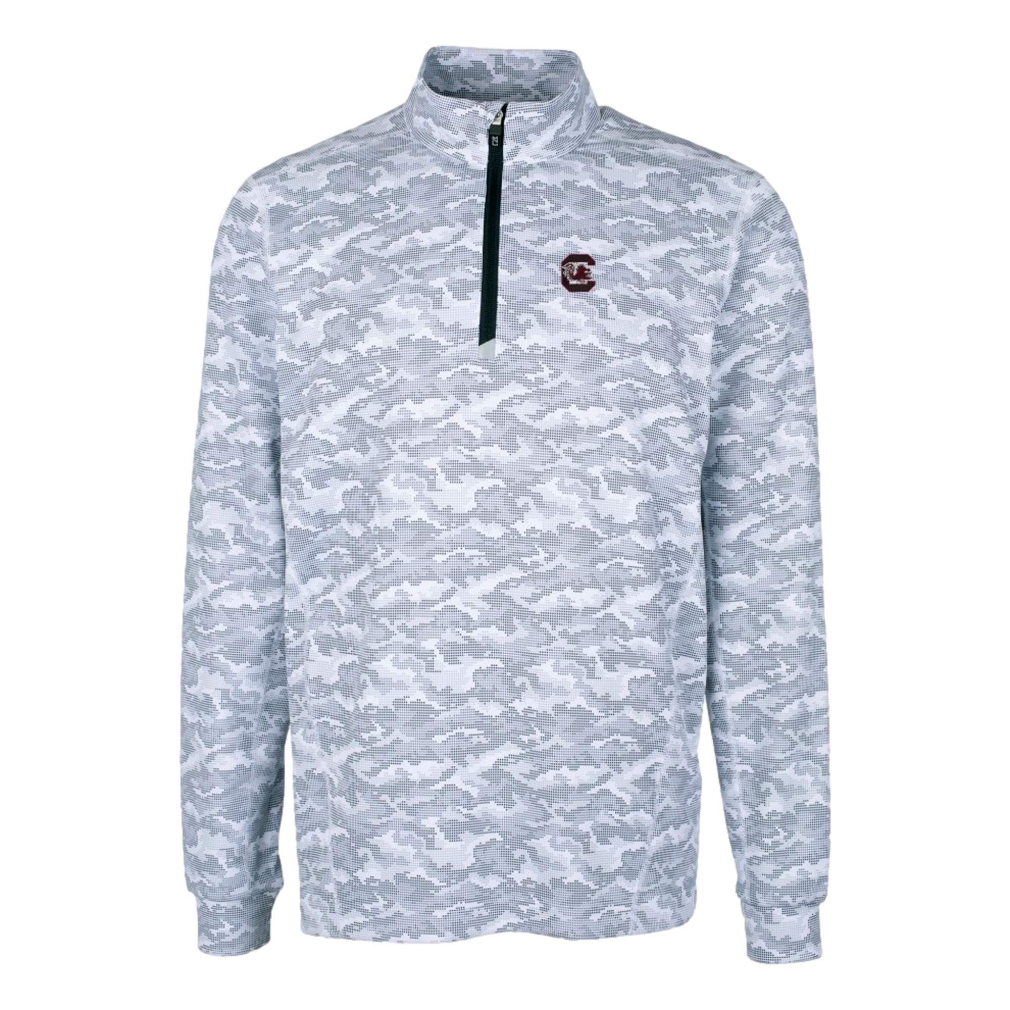 Traverse Camo Print Quarter Zip Pullover South Carolina Gamecocks