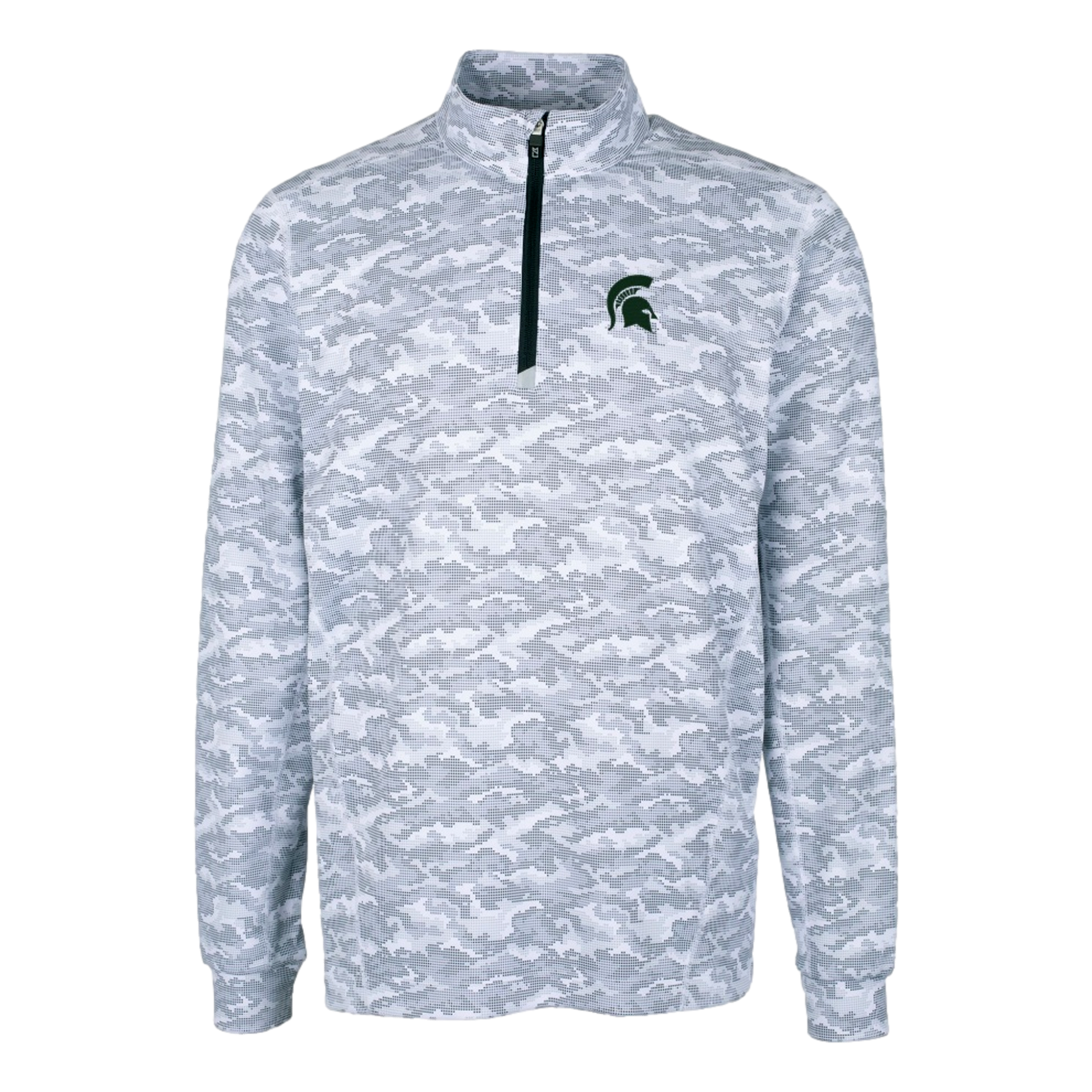 Michigan State Spartans Traverse Camo Print Quarter Zip