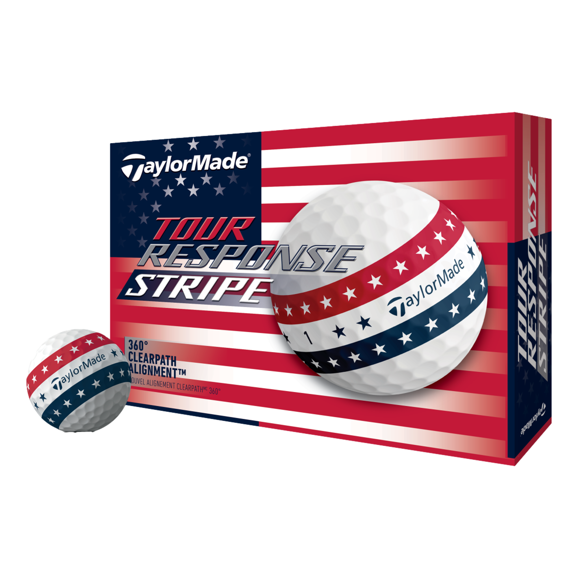 Tour Response Stripe USA 2024 Golf Balls