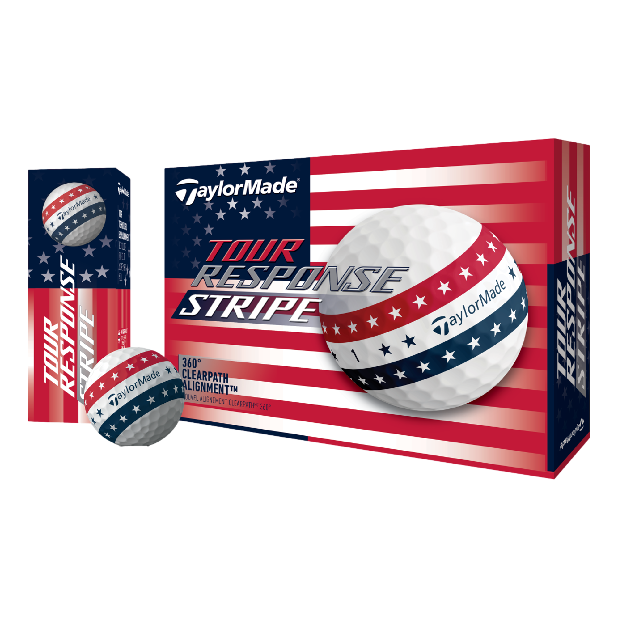 Tour Response Stripe USA 2024 Golf Balls