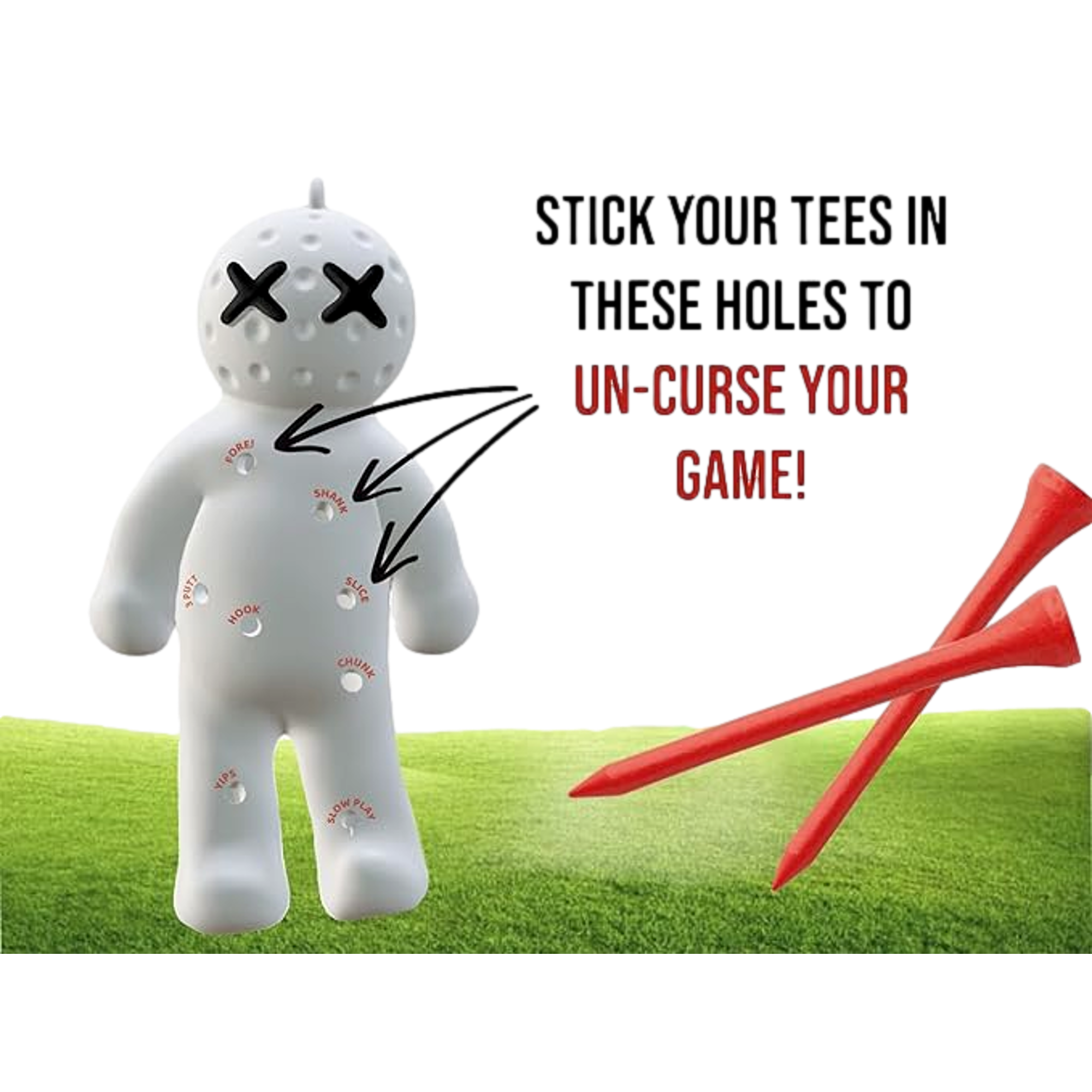 Voodoo Doll Tee Holder