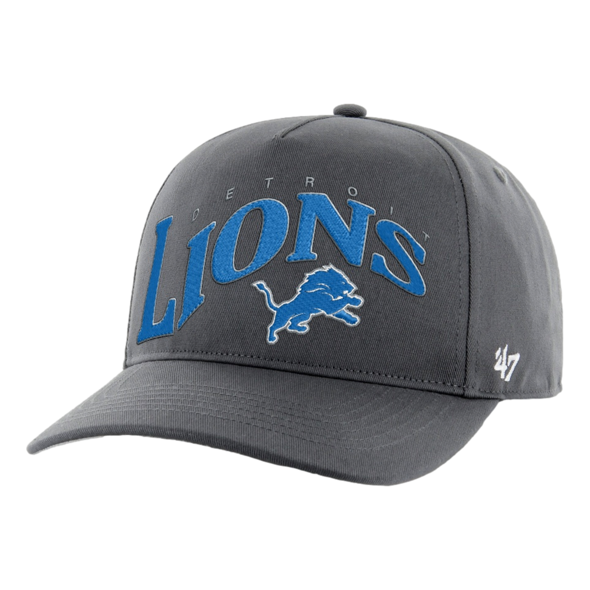 Detroit Lions Charcoal Wave Hitch Hat