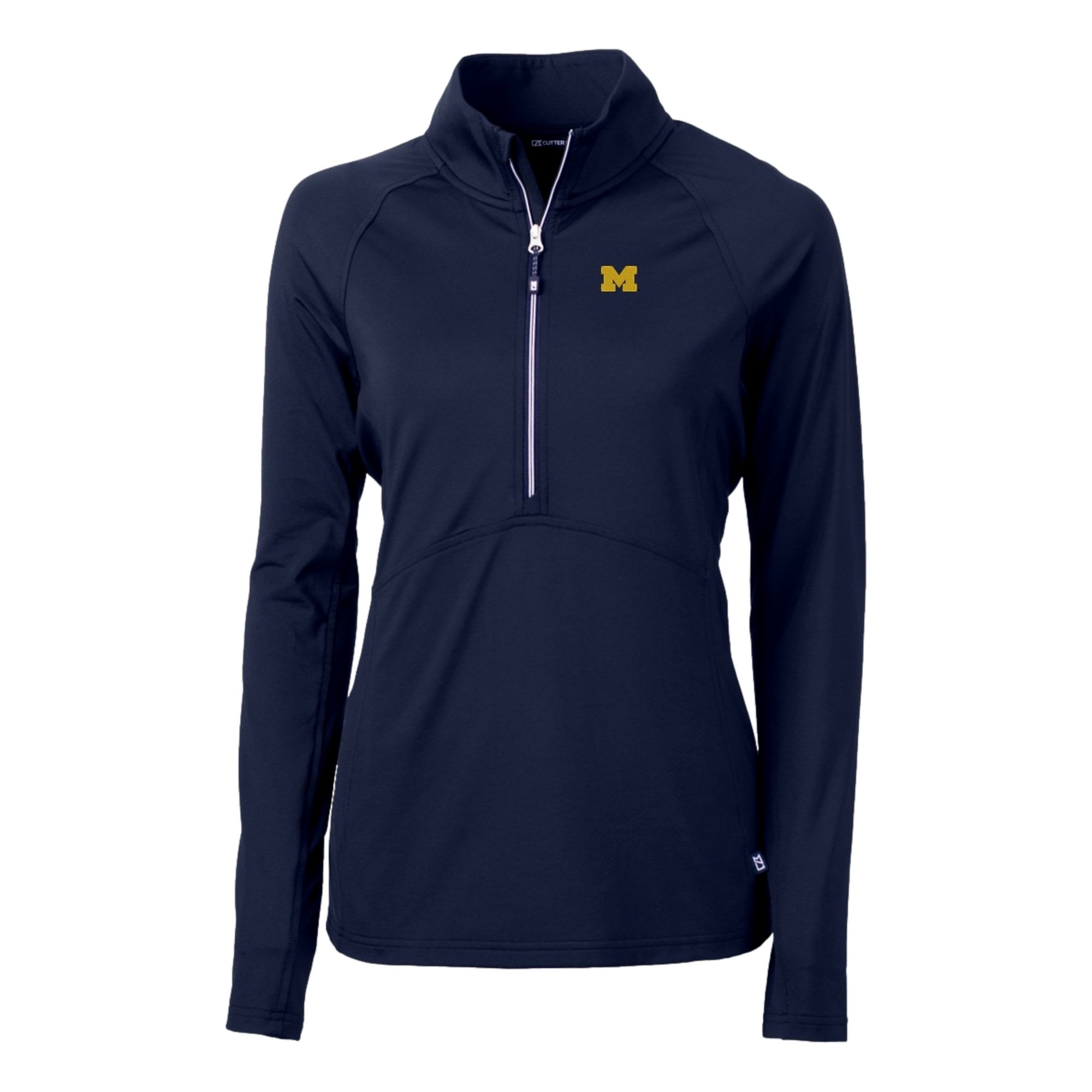 Adapt Eco Knit Michigan Wolverines Women's Quarter Zip Pull Over