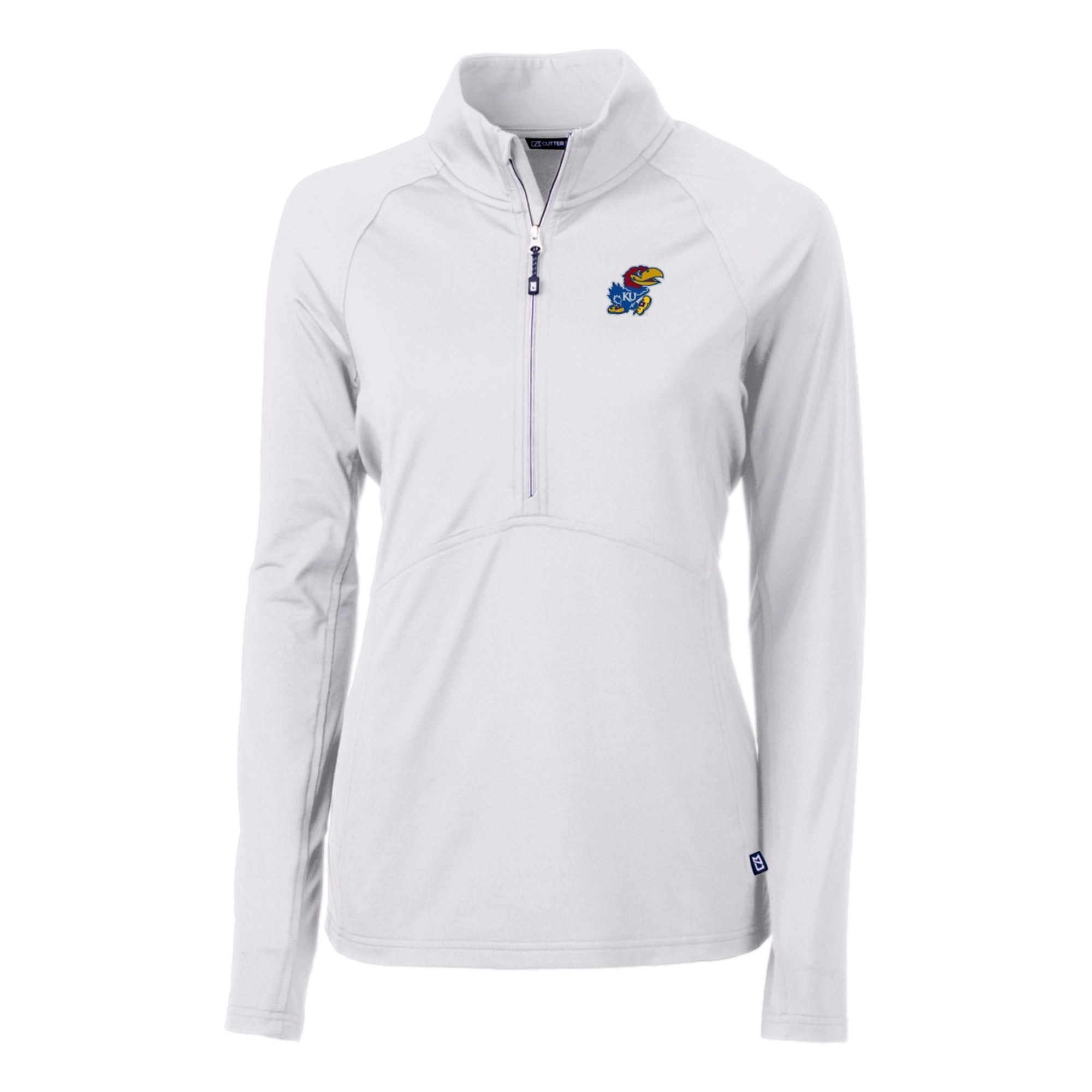 Adapt Eco Knit Kansas Jayhawks Women's Quarter Zip Pull Over