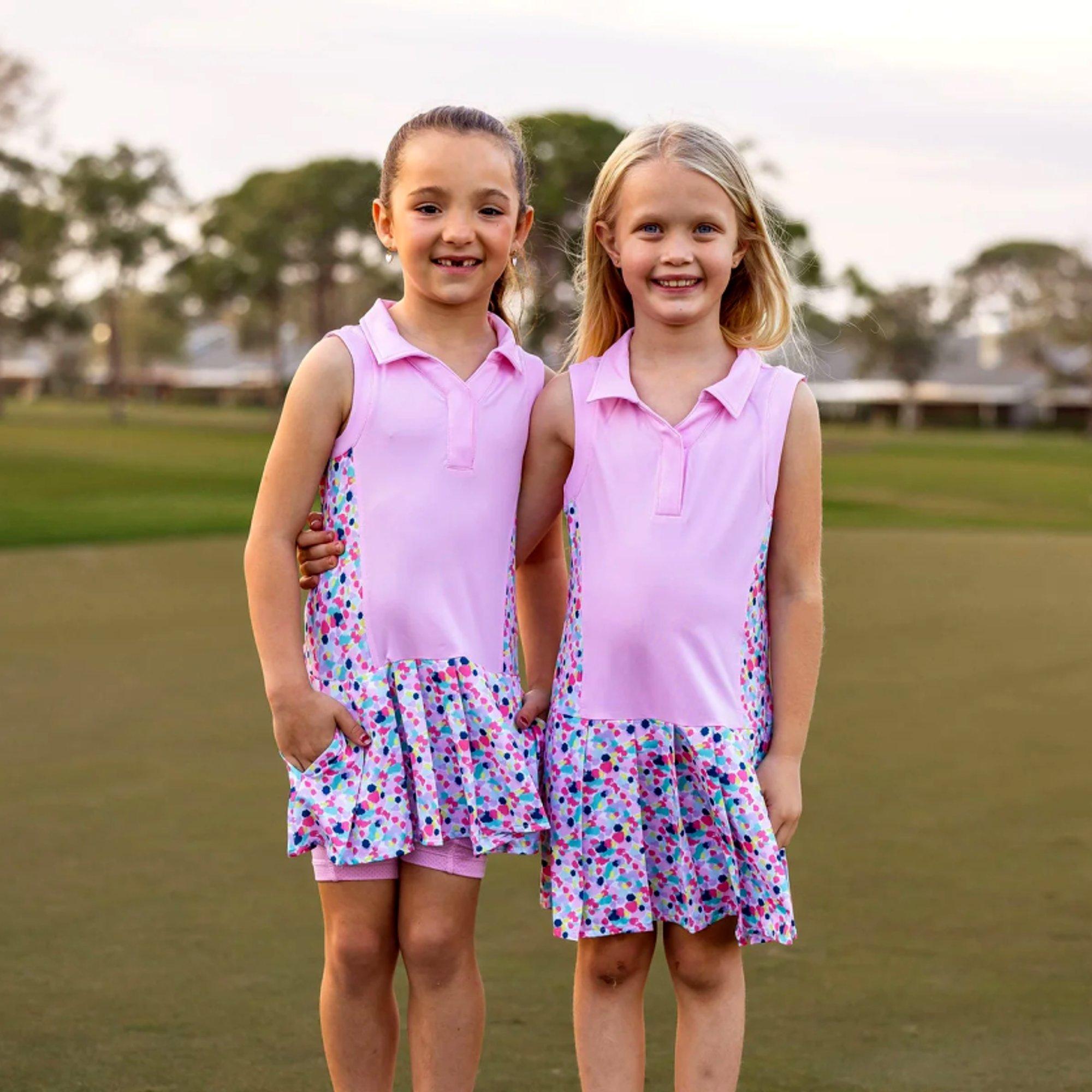 Girls Naomi Pleated Sleeveless Dress