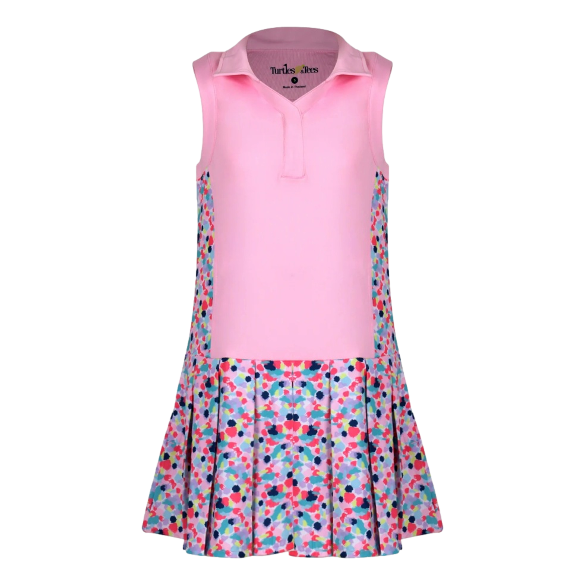 Girls Naomi Pleated Sleeveless Dress