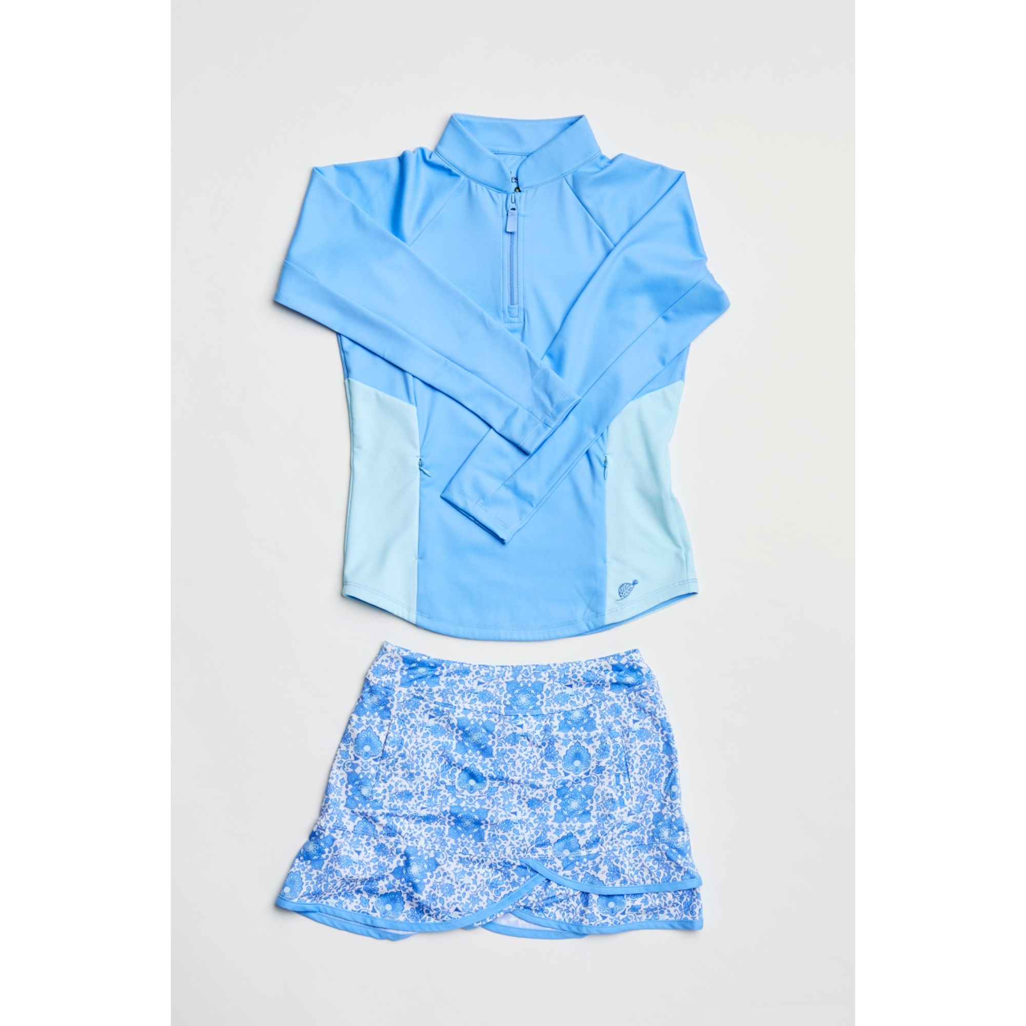 Girls Sadie Scalloped Hem Skort