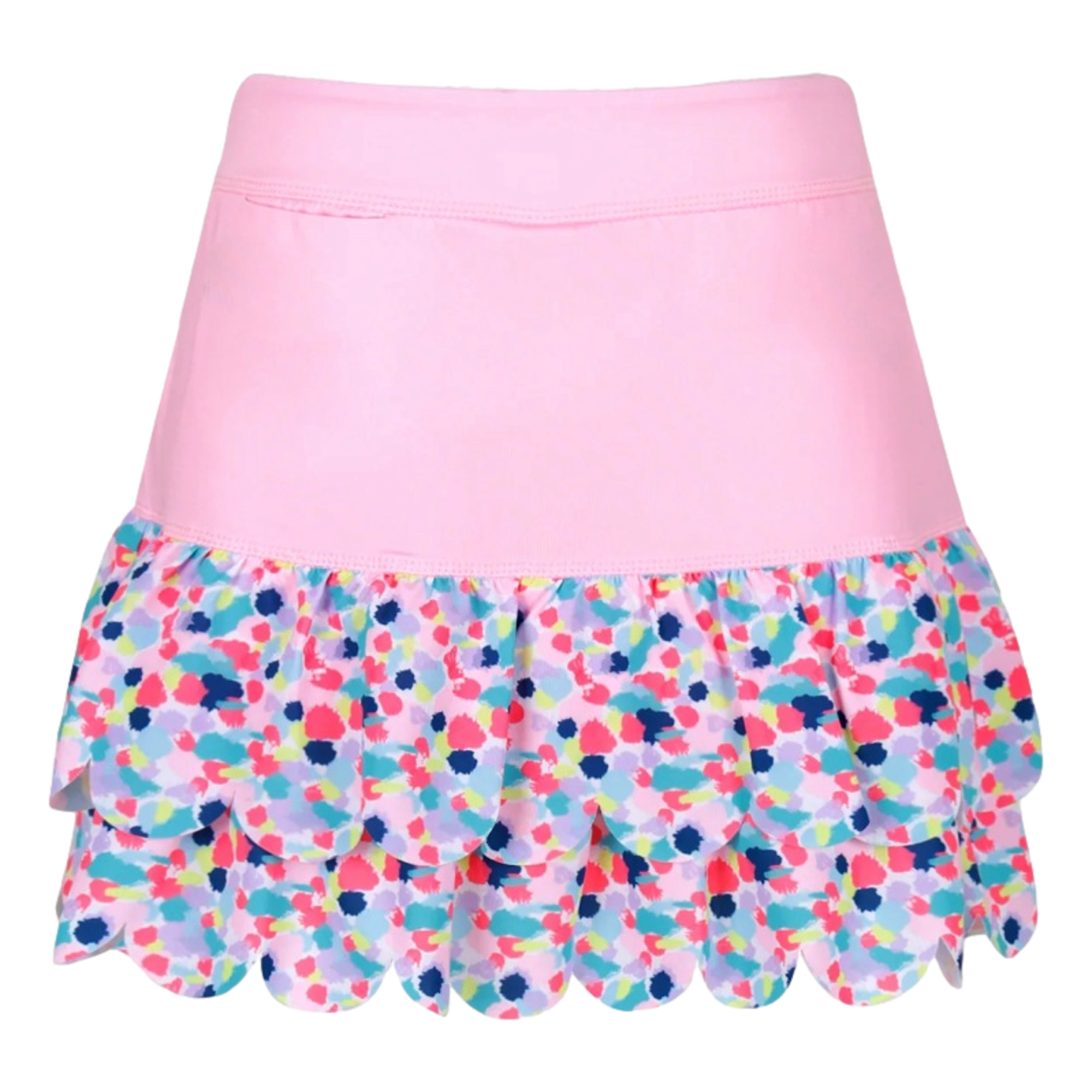 Girls Sophia Layered Hem Skort