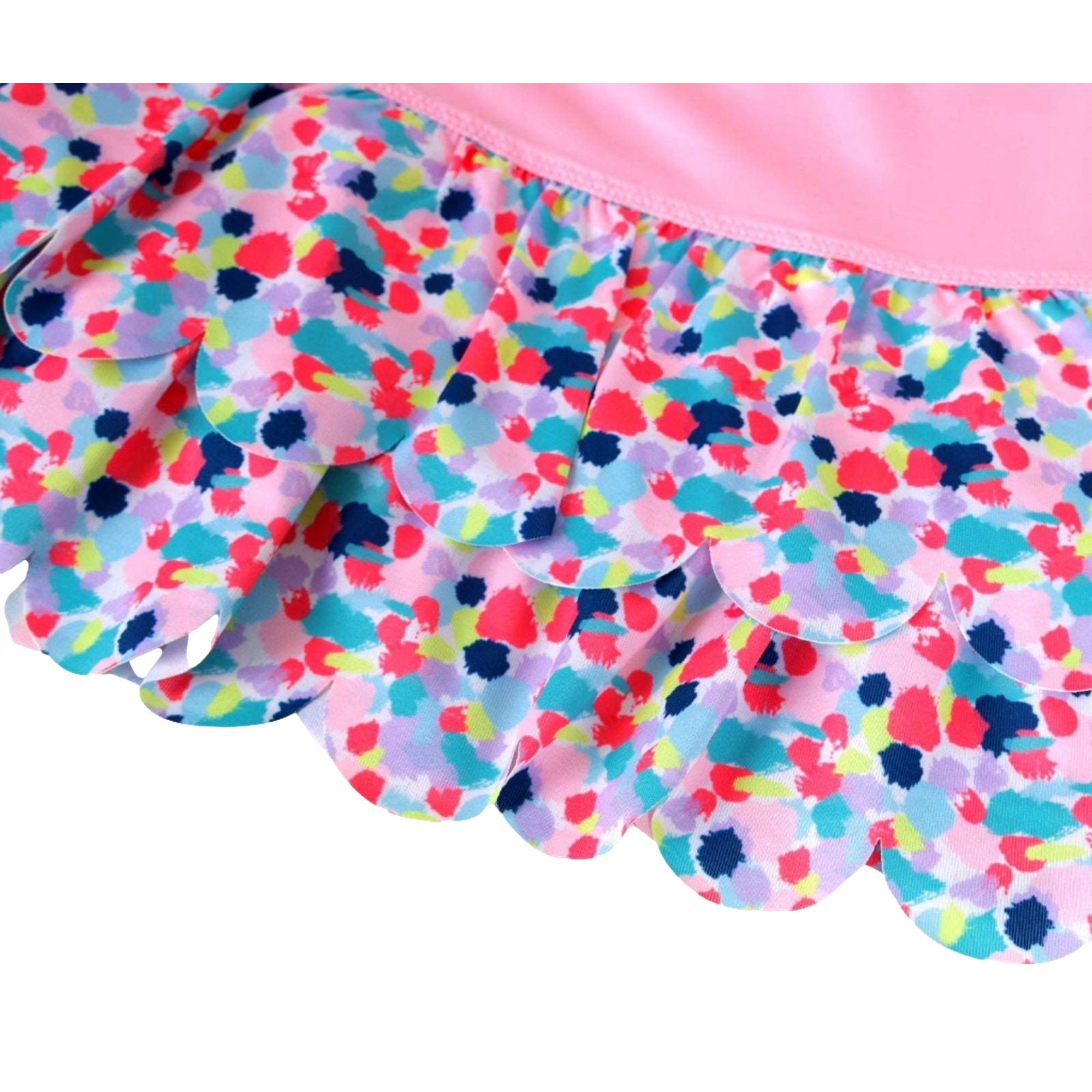 Girls Sophia Layered Hem Skort