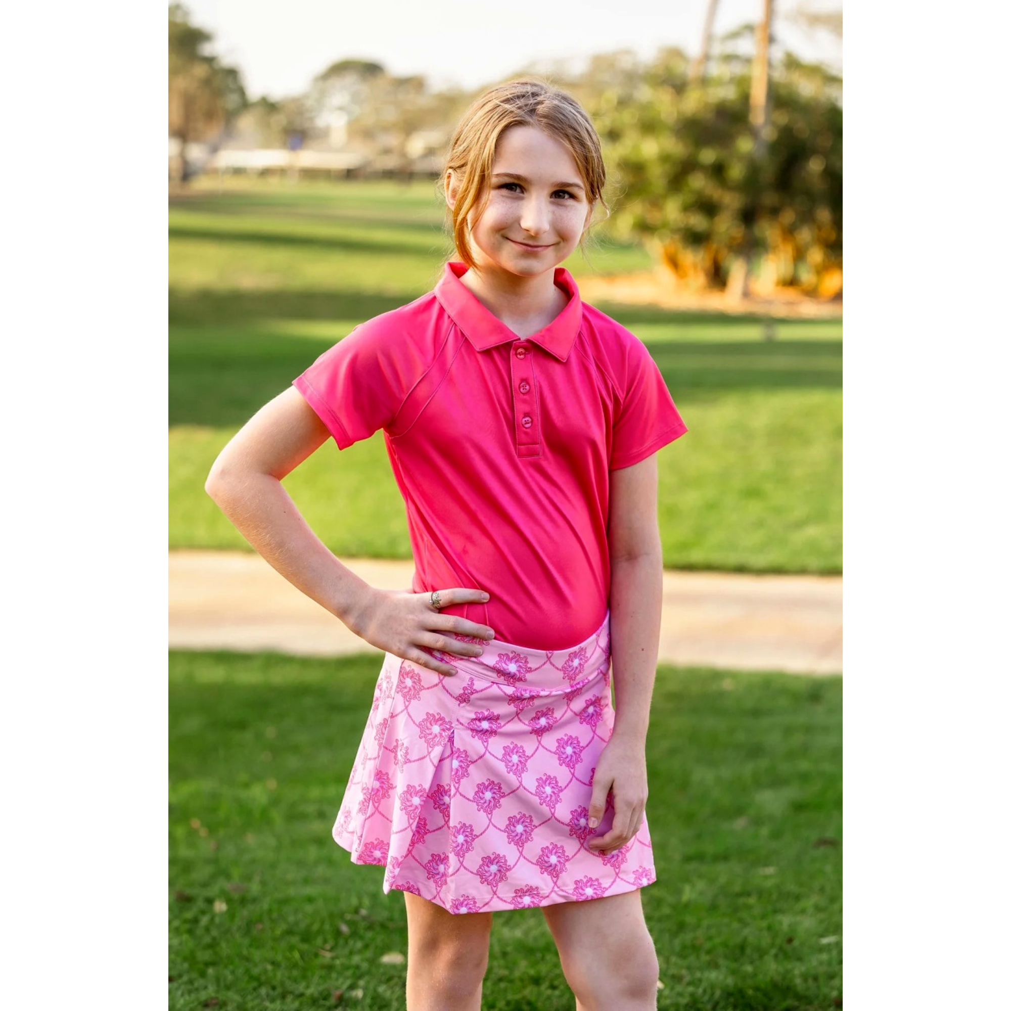 Girls Steffi Layered Hem Skort