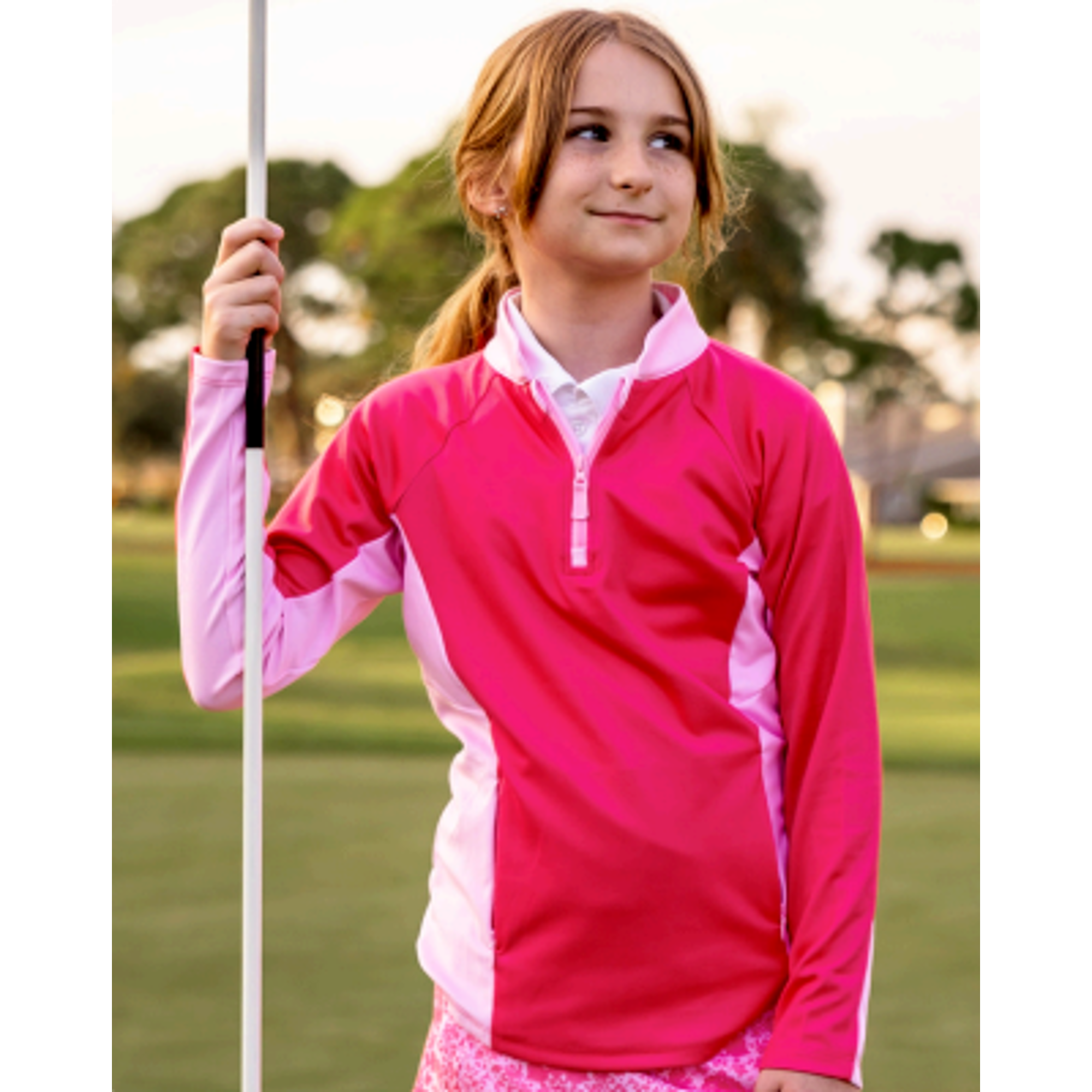 Girls Rowan Quarter Zip Pullover