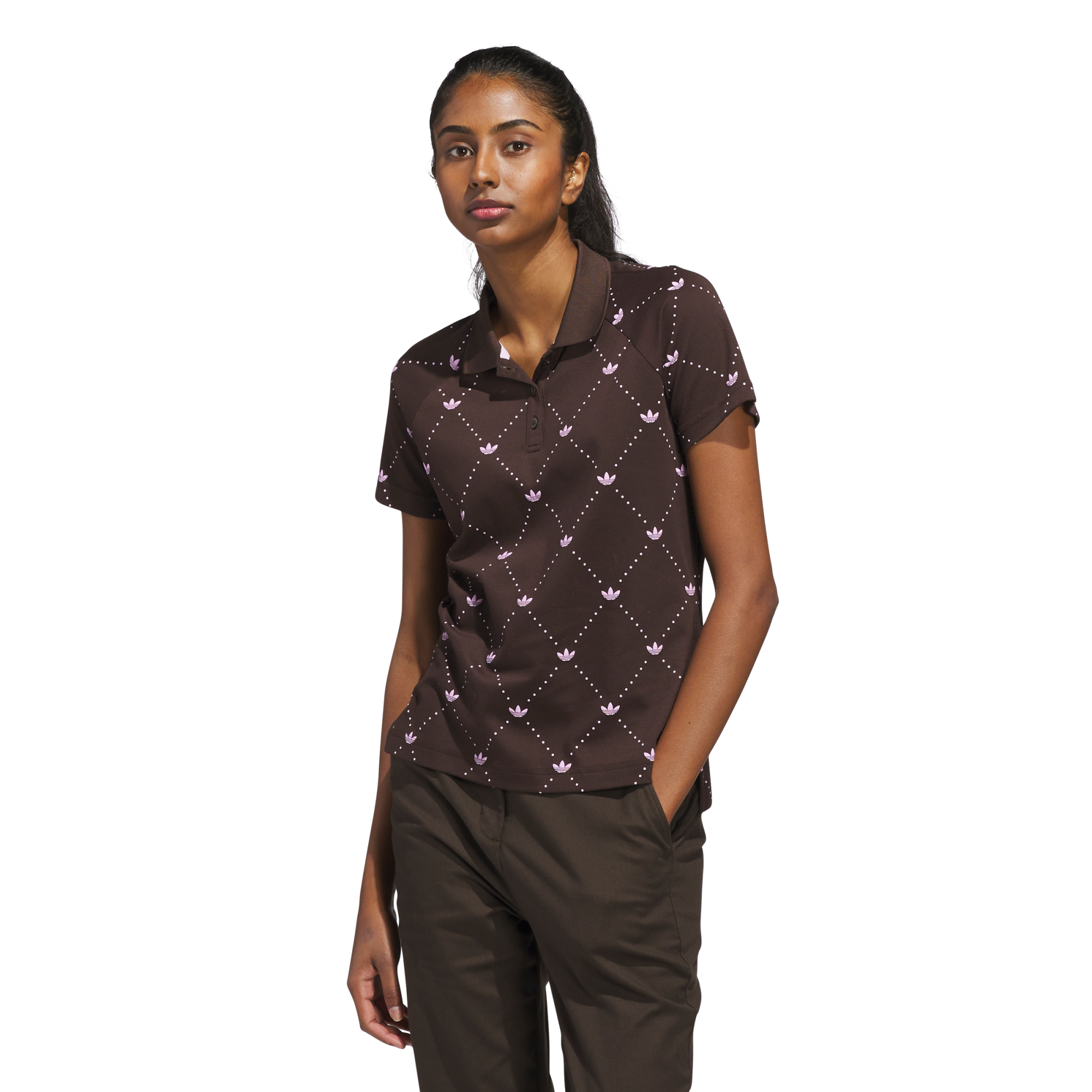Originals Printed  Polo Women's Short Sleeve Golf Polo Shirt