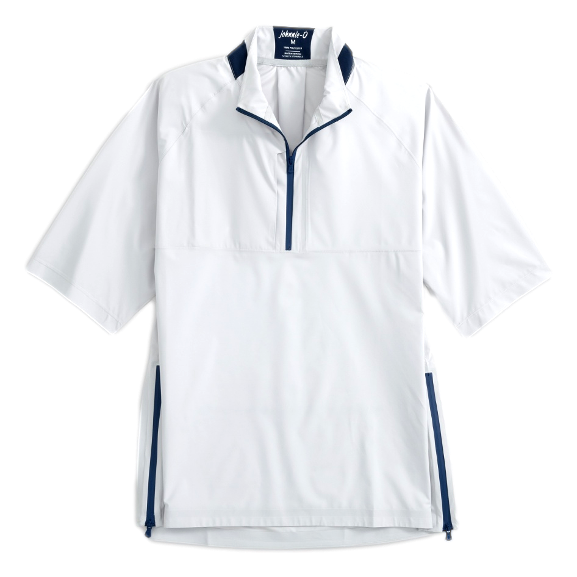 Stealth Stowable Short Sleeve Quarter Zip Rain Jacket