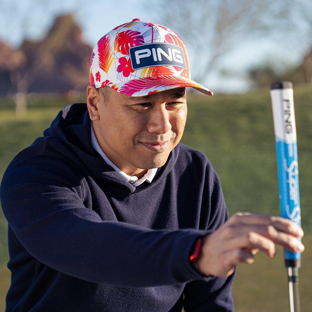 Electric Sunset Tour Snapback Men's Golf  Hat